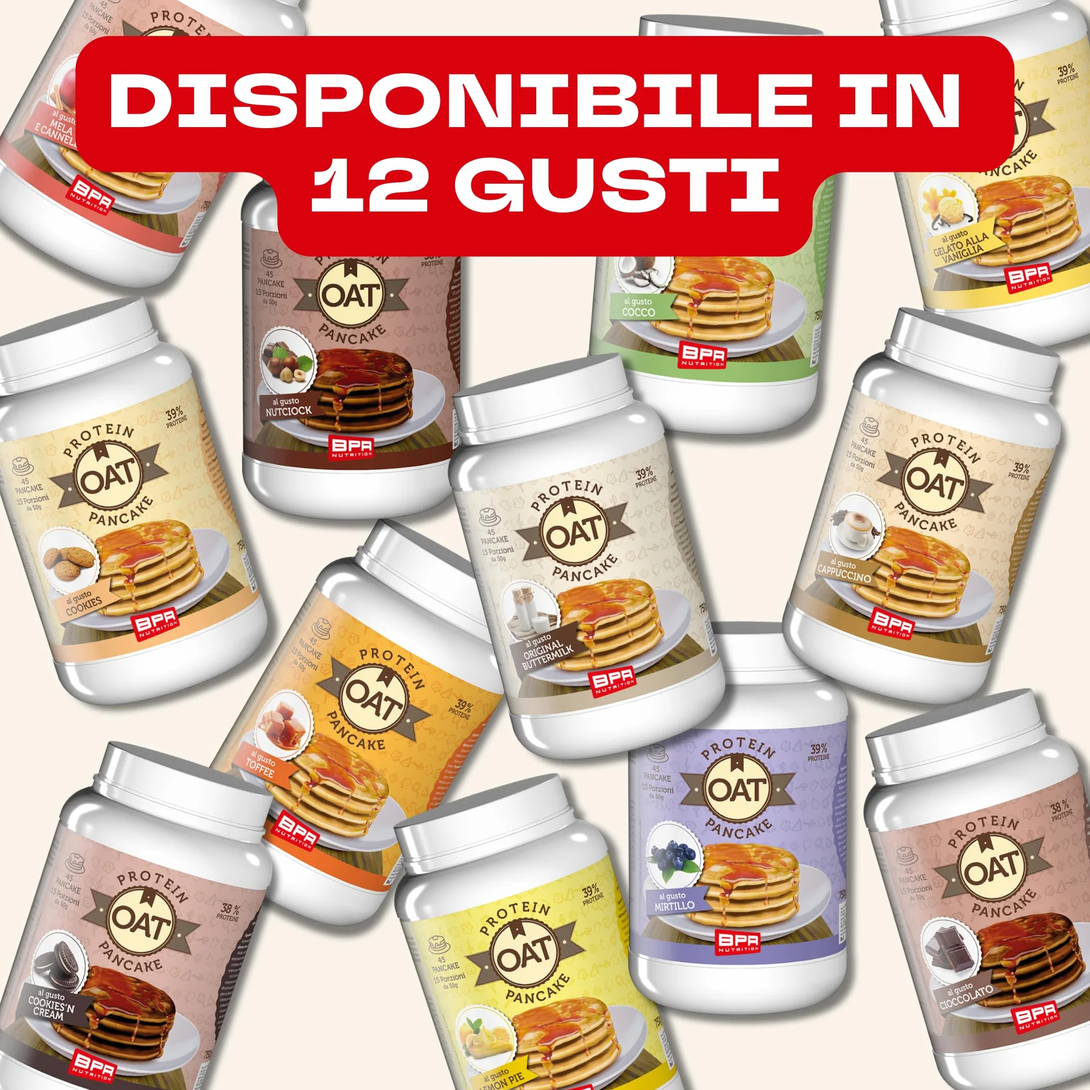 BPR Nutrition Oat Protein Pancake Original - 750 g