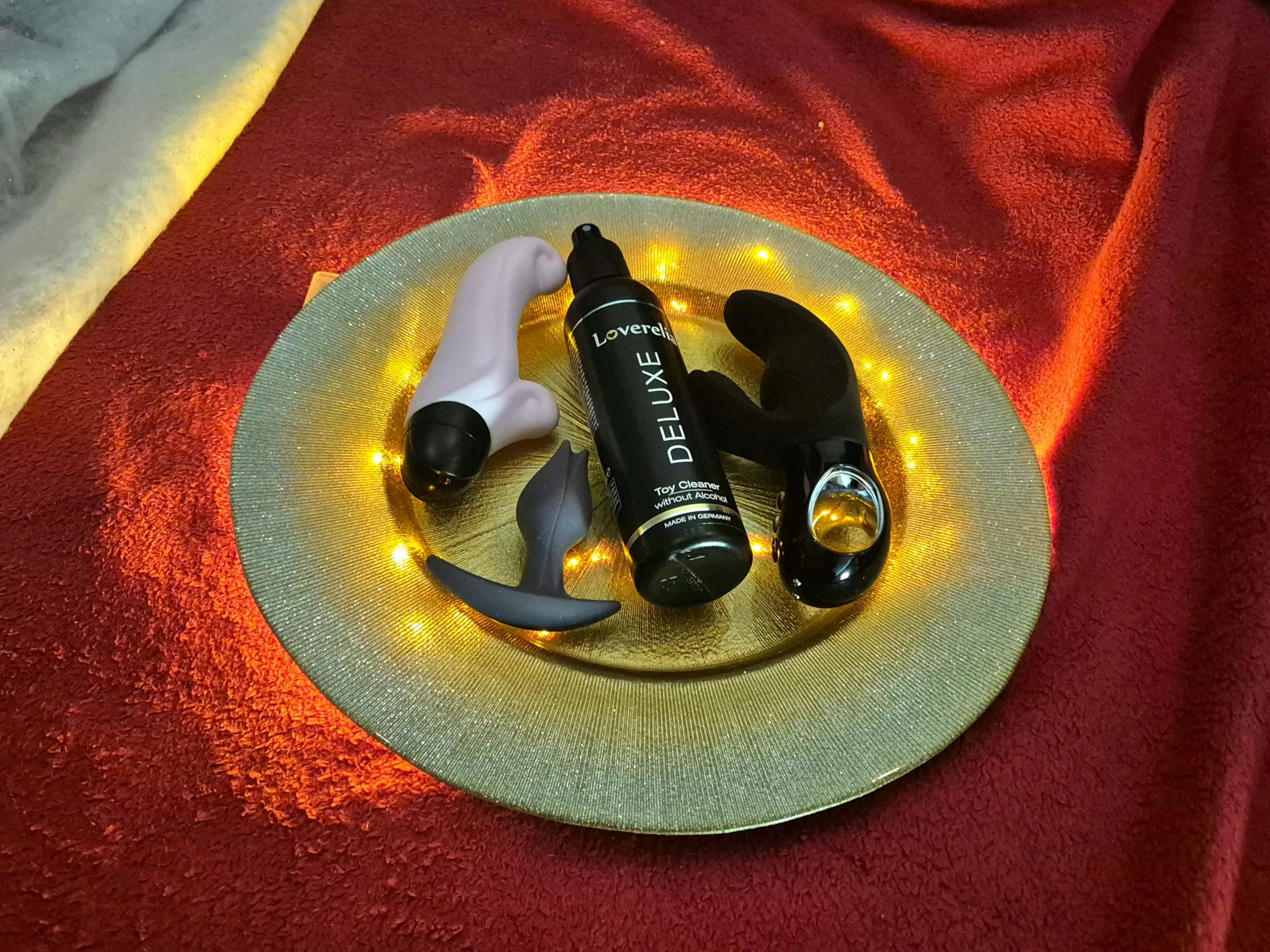 Deluxe Toy Cleaner, spray detergente per giocattoli sessuali, igienico ed efficace, senza alcol e profumo, per la pulizia delicata di Sextoys Made in Germany (200 ml (1 X 200 ml)