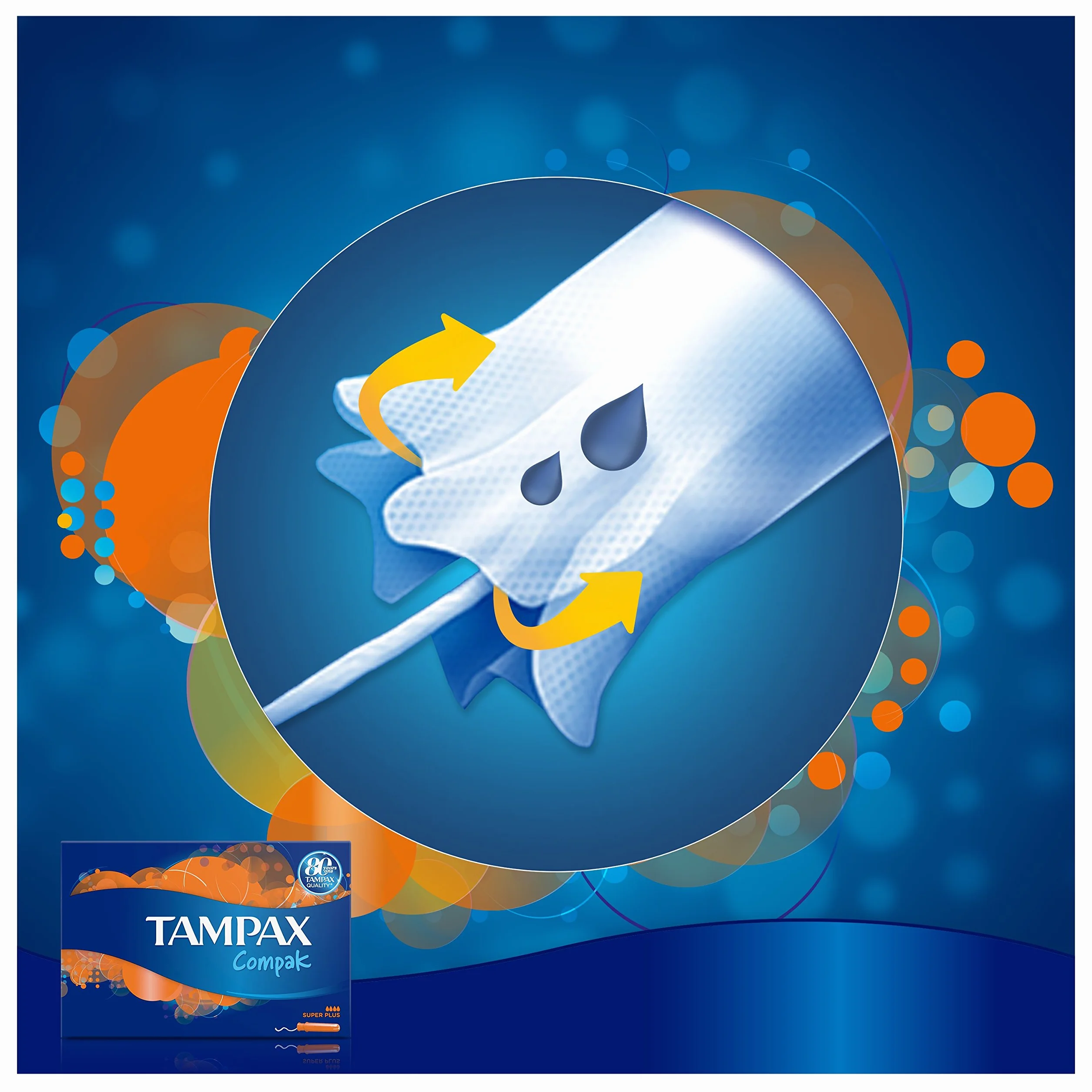 Tampax Compak Super Plus Applicatore Tamponi 18 sztuk