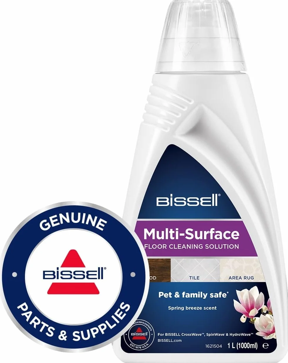 BISSELL Multisuperficie soluzione detergente pavimenti 3 x 1 L per CrossWave SpinWave 2885