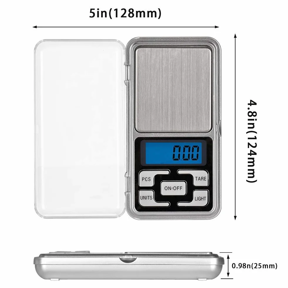 Mini Digital Electronic Pocket Scale 0.01g x 200g LCD