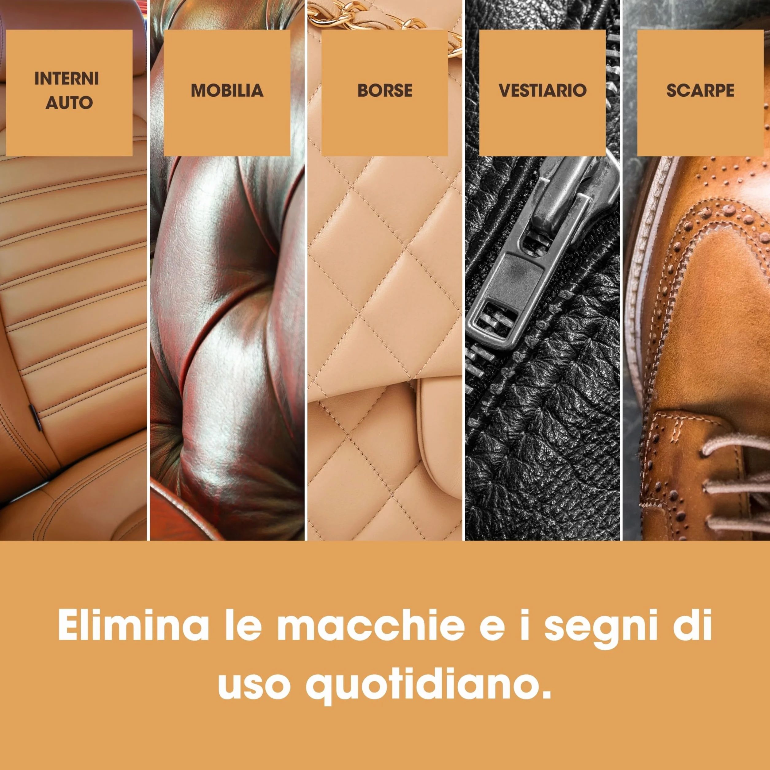 Furniture Clinic Salviette per Pulizia Pelle 80 Biodegradabili Compostabili