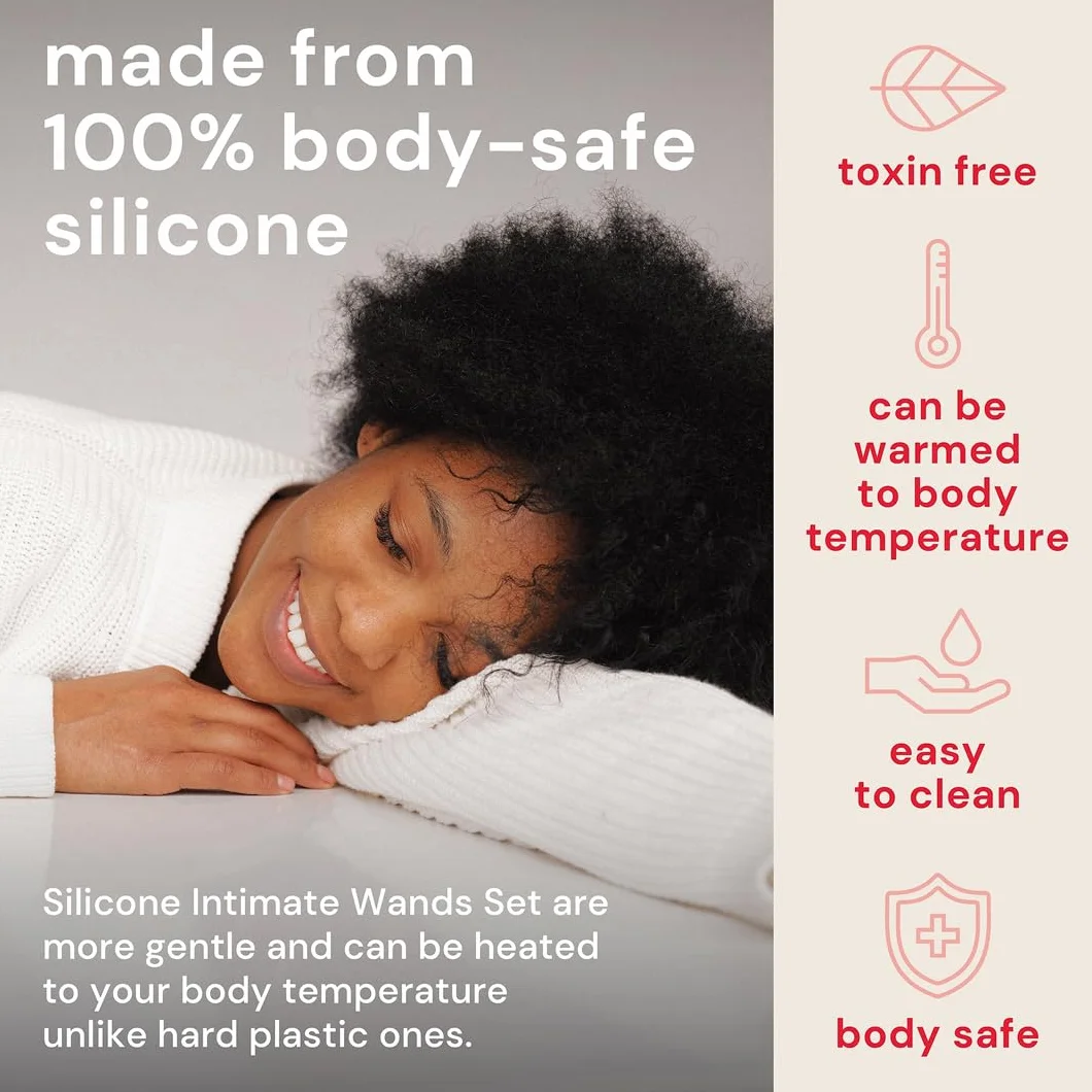Dilatatori Bodyotics in silicone per donne - Set di 5 misure graduali per esercizio pavimento pelvico