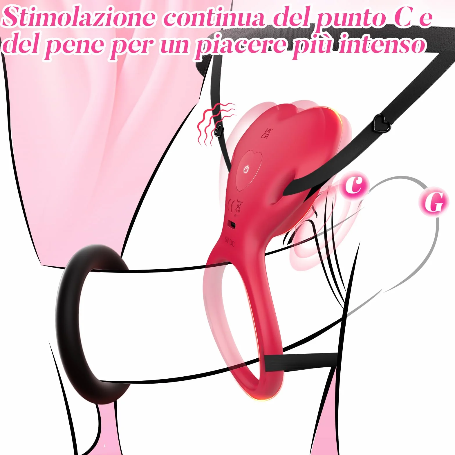Vibratoreper Donna Professionale Wireless XL con APP Sex Toys, AI-Sync Telecomando 10 Modalità Vibrazione Ovetto Vibrante Sexytoysys Coppia Sex Toy, Vibratore per Donna Punto g Squirting, 6 Anelli