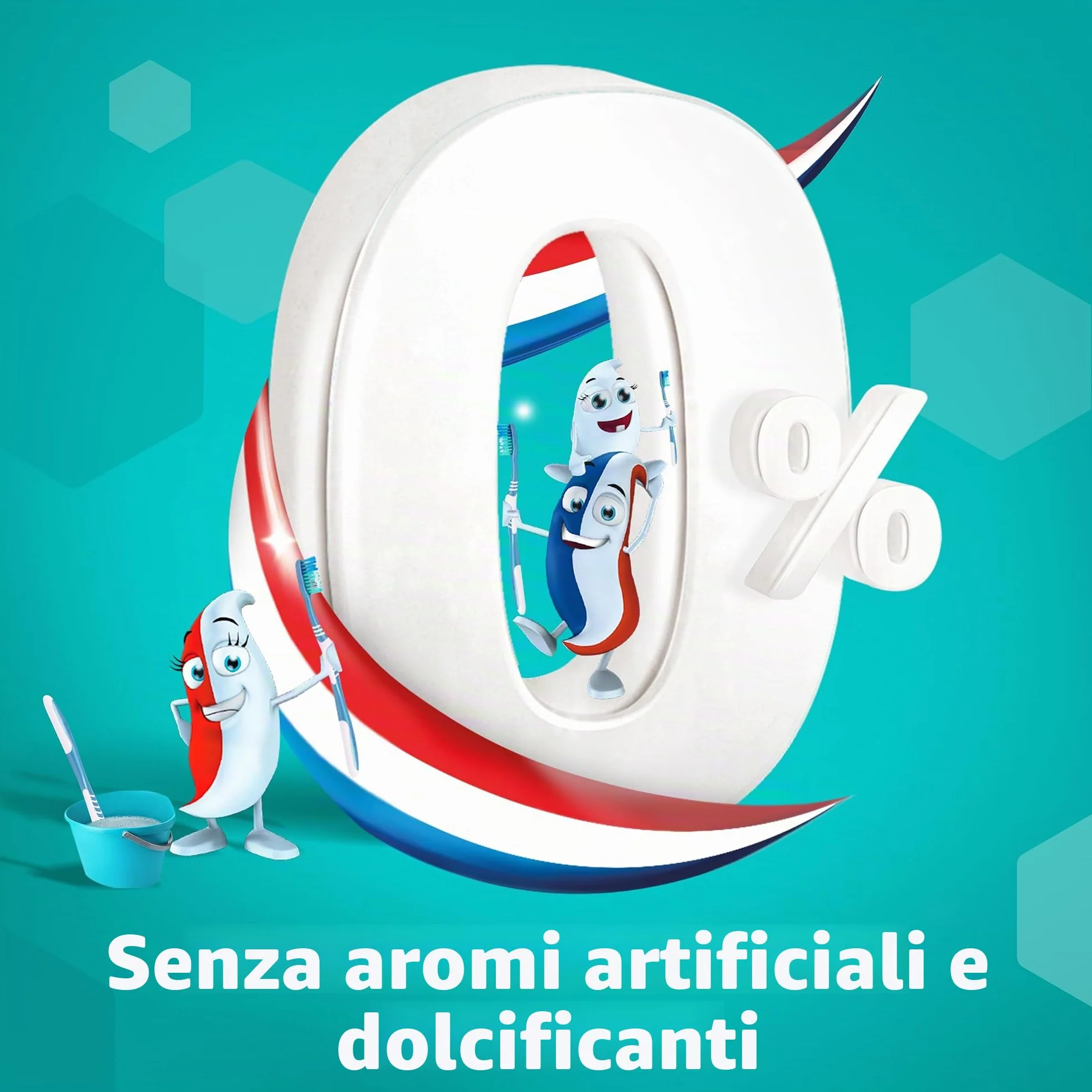 Odol-med3 dentifricio dentifricio per bambini dai 6 anni in su, per proteggere denti da latte e denti permanenti, 75 ml