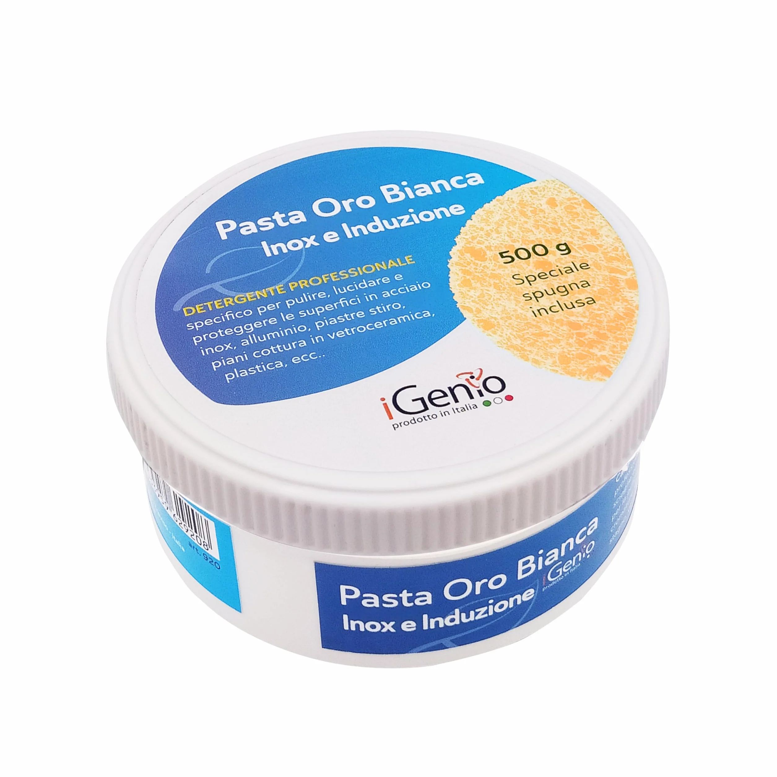 Detergente pasta oro bianca inox e induzione, art.920 - iGenio