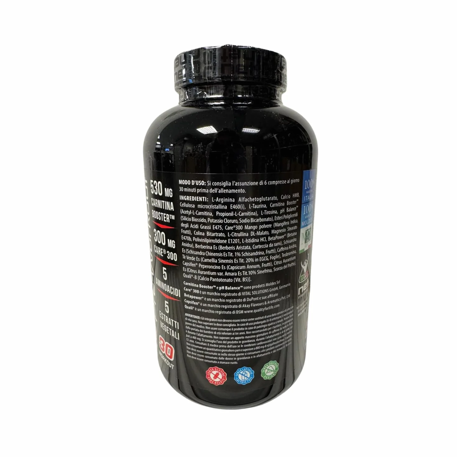 Net Integratori Fire Pump 180 cpr – Integratore Pre-Workout per la fase Cut – Propionyl-L-Carnitina e Acetyl-Carnitina per Energia Resistenza e Supporto alla Massa Muscolare