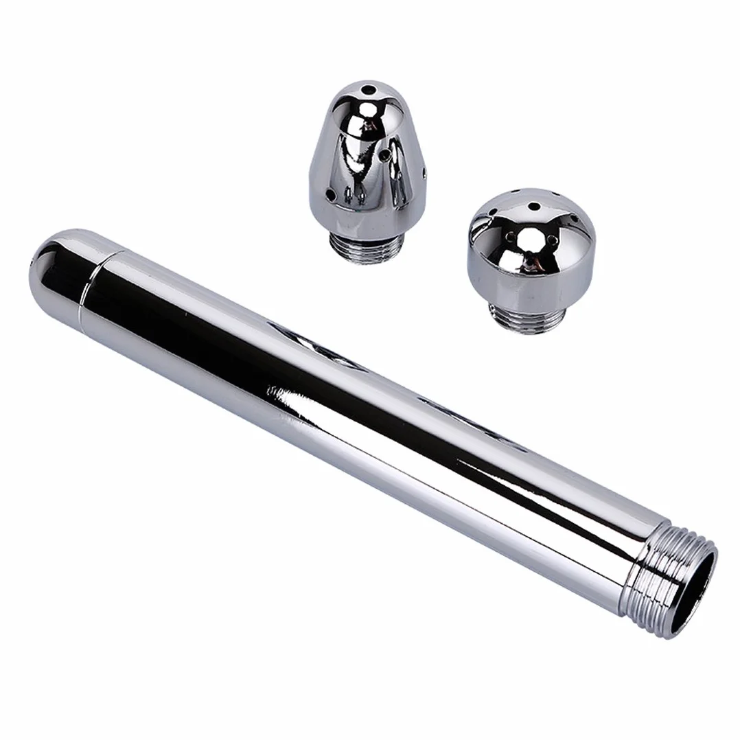 Fiducia Enema doccia angolare bacchetta con 3 teste per la pulizia anale Colonic DOUCHE sistema