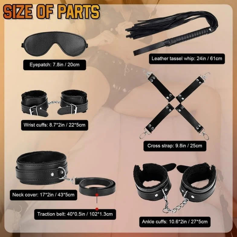 Multifunzionale Set Indoor Fitness in Pelle 12 Pezzi Dadi Gioco Occhiali Sonno
