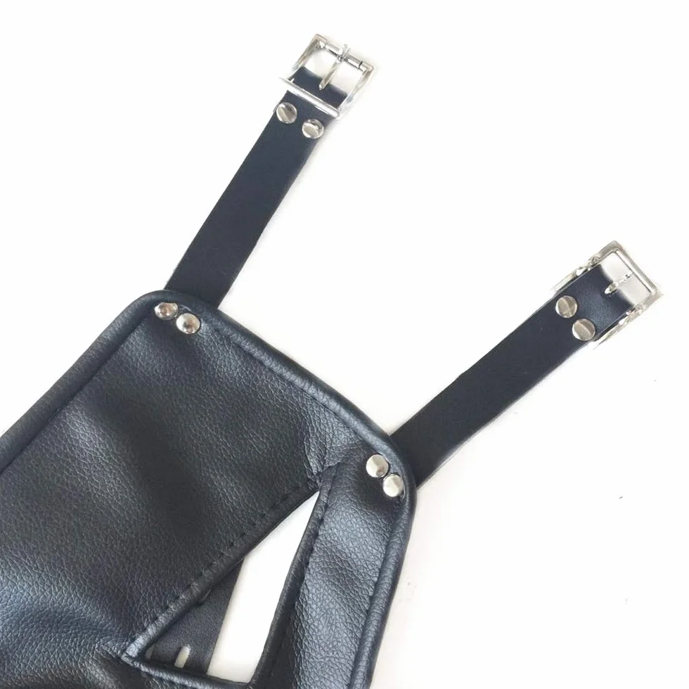 Maschera Bondage bloccabile con O-Ring BDSM in finta pelle giocattolo sessuale per coppie