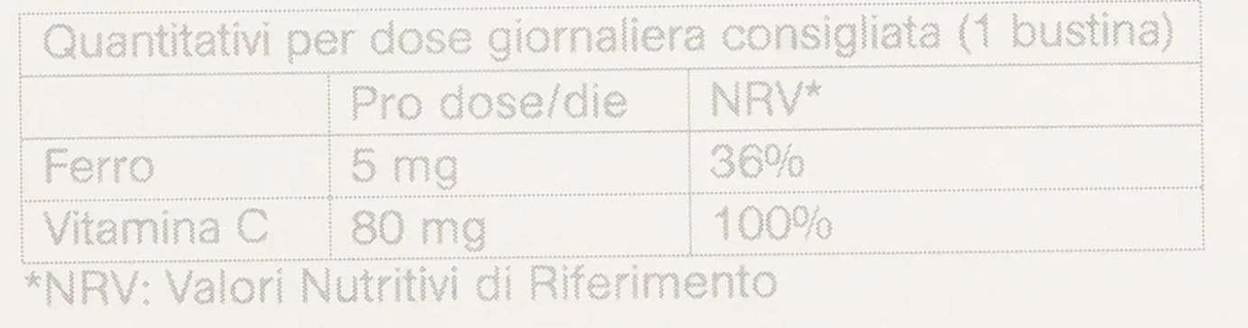 Ferrotone Integratore Alimentare a Base di Acqua Ricca di Ferro - Pacco da 28 bustine x 25 ml