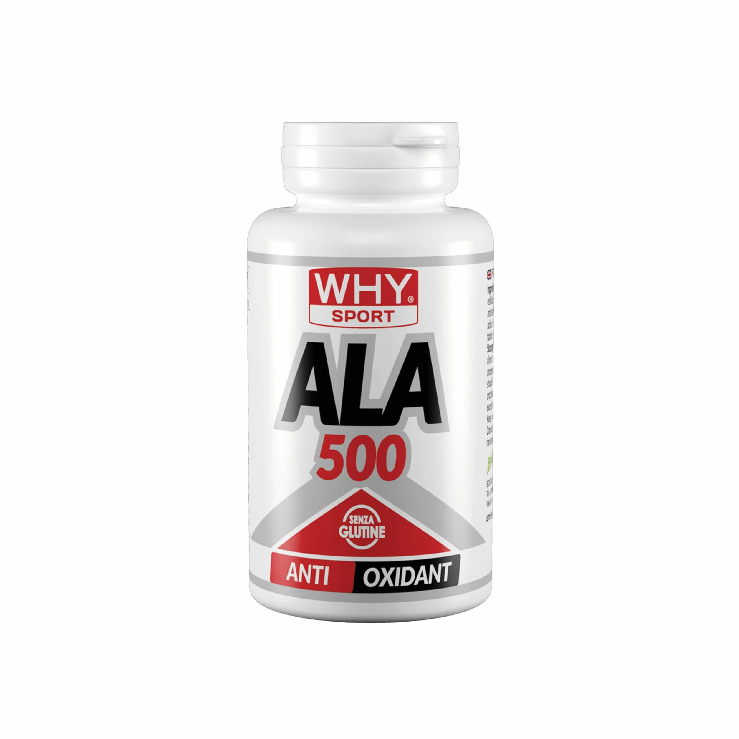 WHY SPORT ALA 500 Acido Alfa Lipoico Integratore Antiossidante 60 Compresse