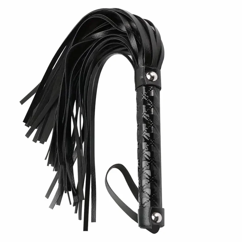 Frustino nero, Accessorio per Adulti, Colore nero, cm 42