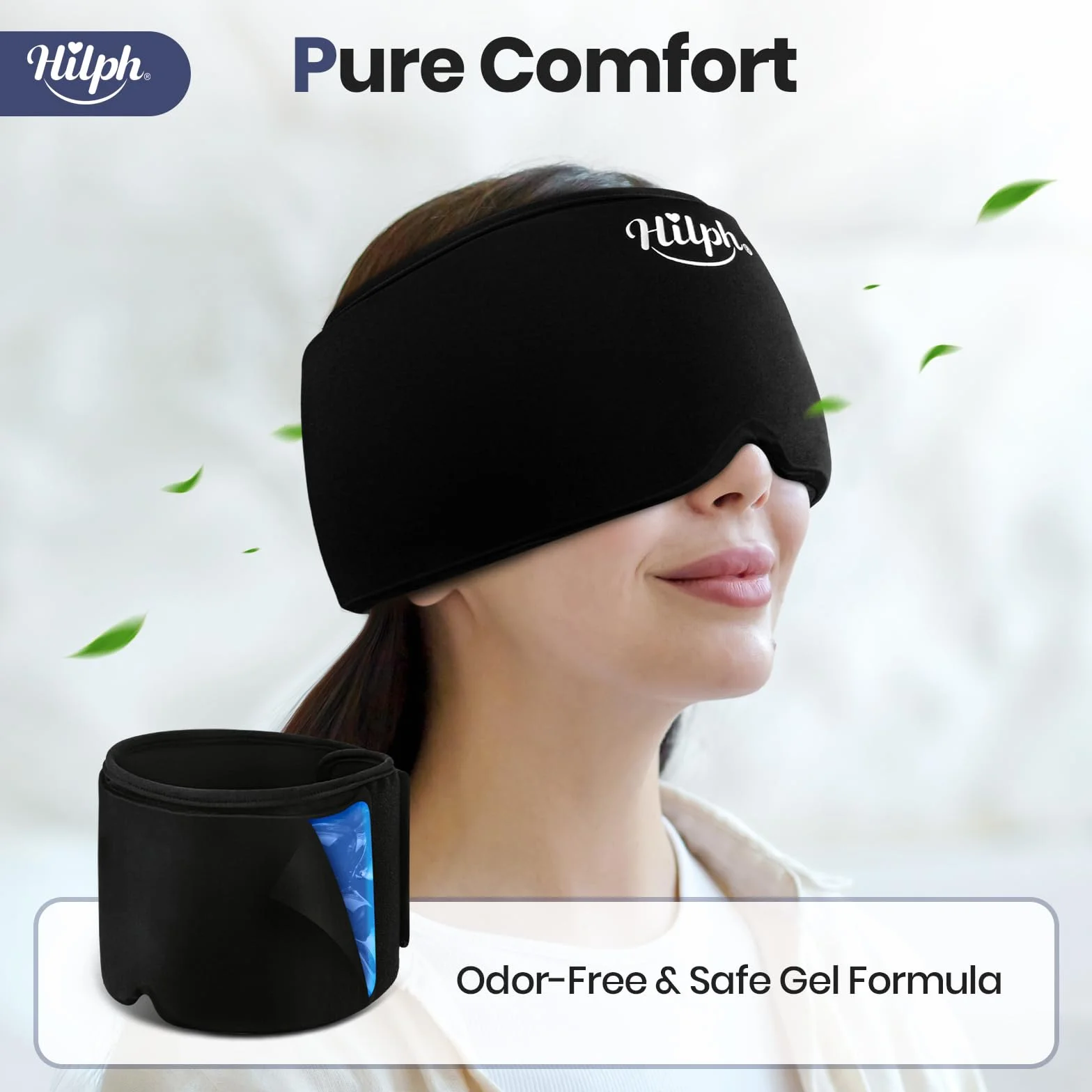 Hilph Migraine Berretto per emicrania maschera emicrania