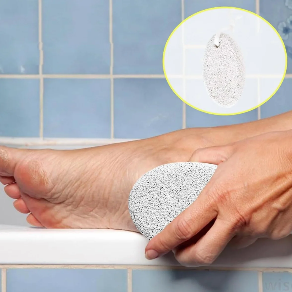 Pietra pomice naturale 2 pz per piedi rimuovitore calli