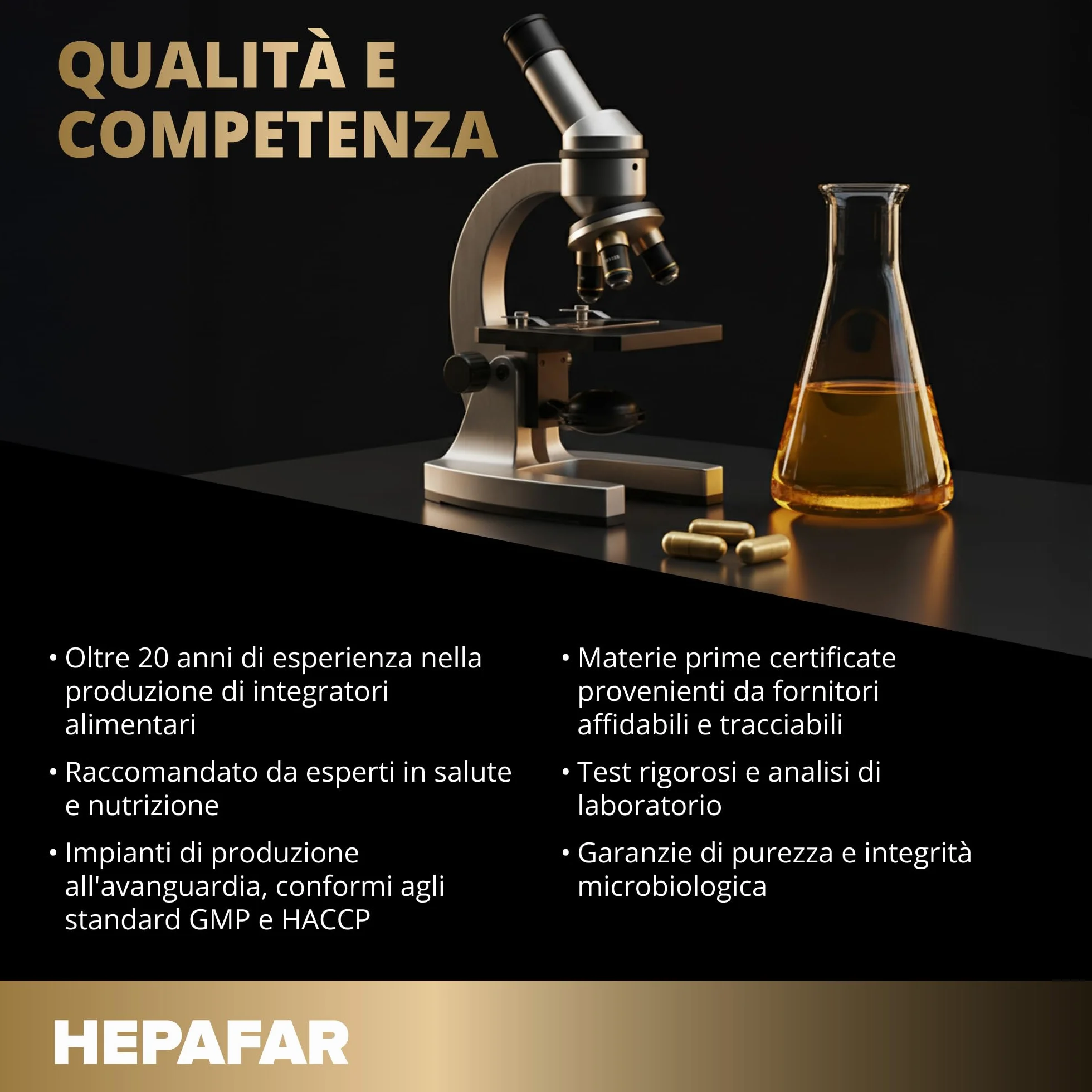 Hepafar Gold Premium Integratore per il Fegato con Glutatione, Curcuma, Cardo Mariano, 60 Capsule, Sensilab