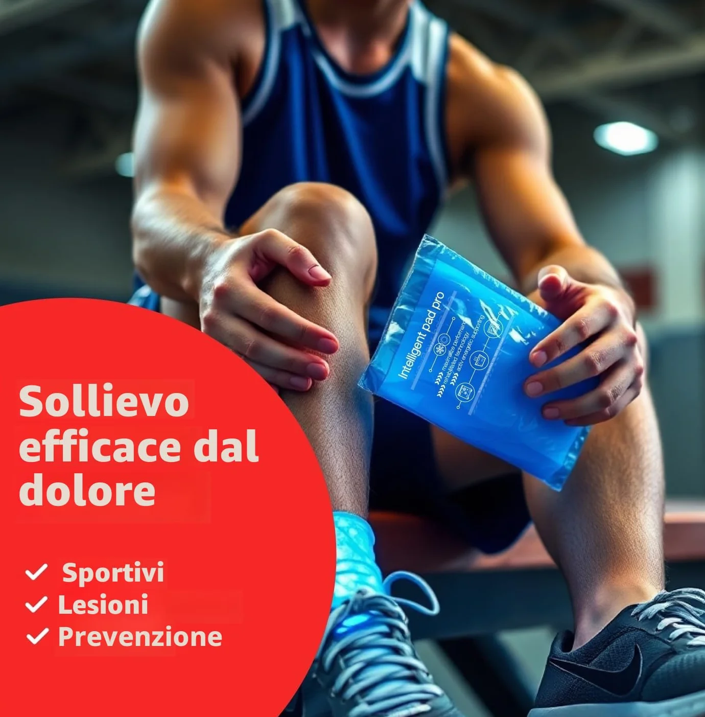 2x Impacchi Freddo Caldo 29x12cm – Set Made in Germany – Cuscinetti Gel Riutilizzabili per Terapia del Dolore, Lesioni, Gonfiori e Sollievo Muscolare