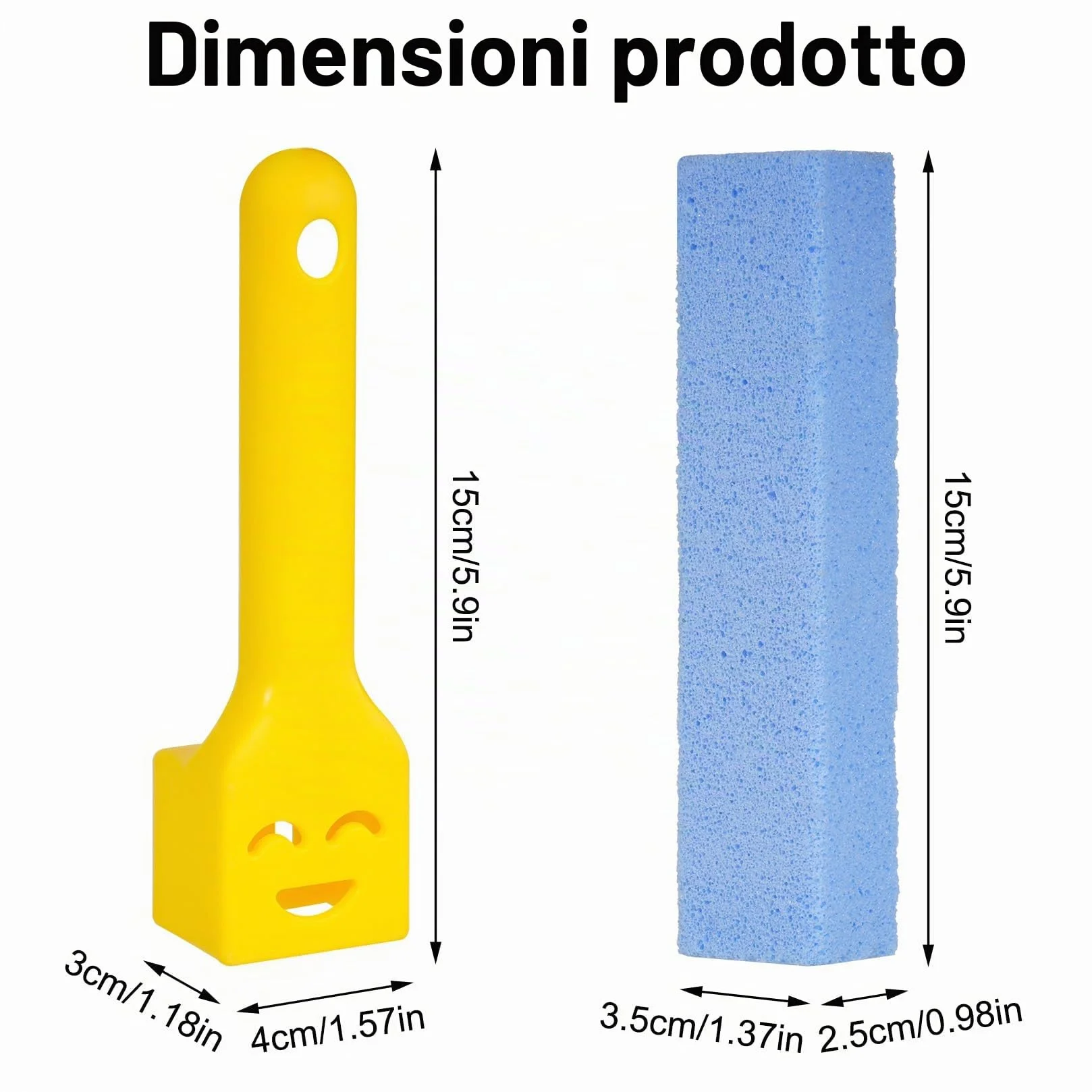 10 Pz Pietra Pomice per WC, Blocco Pietra Pulente Spazzole Bastone Naturale, Cleaning Block WC con 2 Maniglie per Pulizia di Piscine Bagno Cucina e Pumice Stone Cura dei Piedi