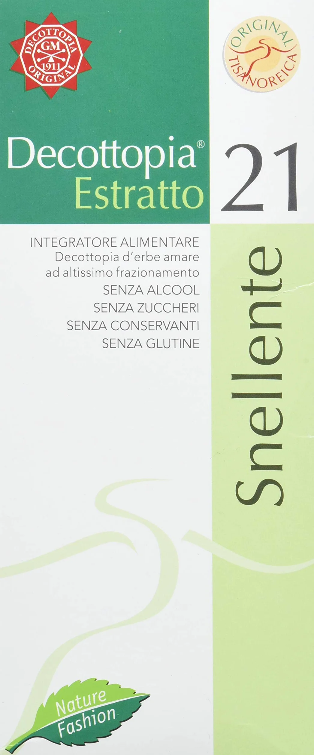Gianluca Mech Estratto 21 Snellente Integratore Alimentare Keto 500 ml Drenaggio Liquidi Cellulite Ananas Muira Puama Vegan