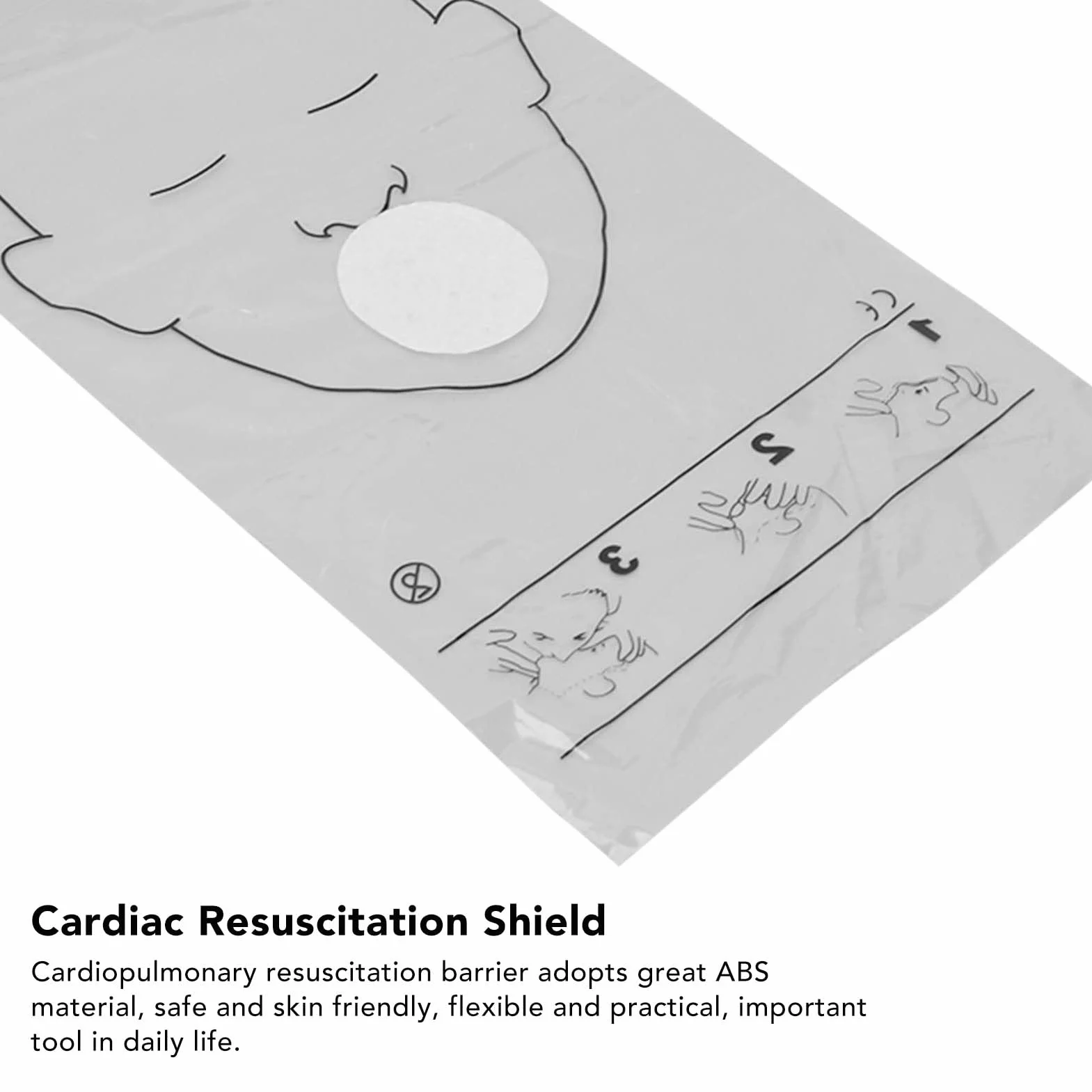 Barriera per Rianimazione Cardiopolmonare, Rotolo Visiera per RCP