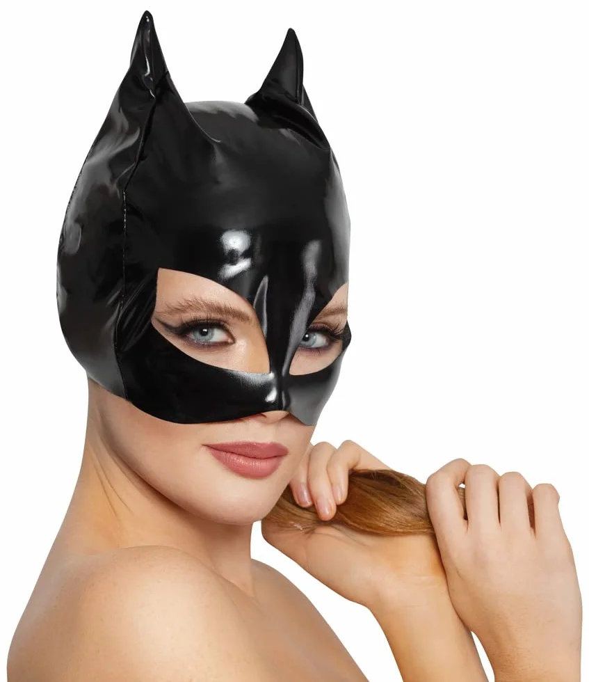 Black Level Maschera per gatti lacca S-L Nero