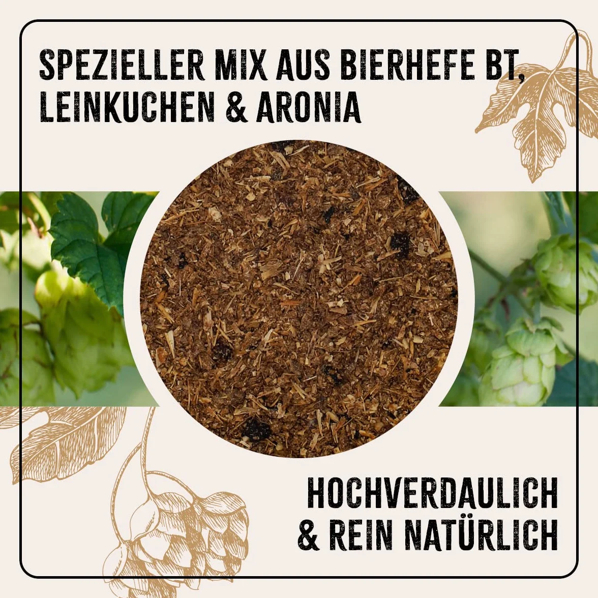 FarmLife Lievito di birra per polli e pollame, integratore naturale, 1 kg