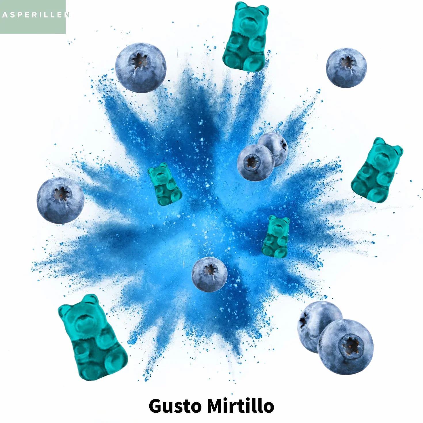 Creatina Monoidrata in Gommose Gusto Mirtillo - 100% Creatina Monoidrato per Prestazioni Fisiche e Potenza Muscolare - Vegano, Senza Glutine, Senza OGM, 60 Unità - Creatine Gummies