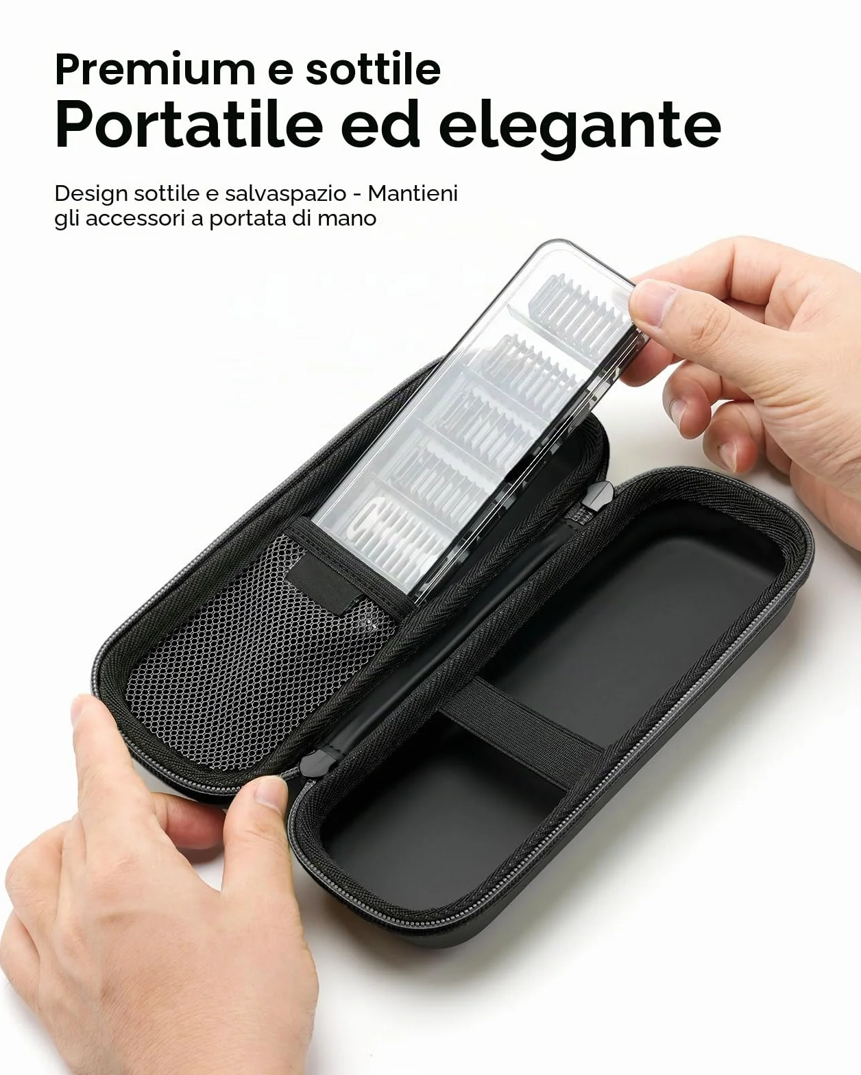 Philips OneBlade Custodia QP2824/30 QP2620/30 QP2724/30 QP2734/30 Ricambi Rasoi Portatile