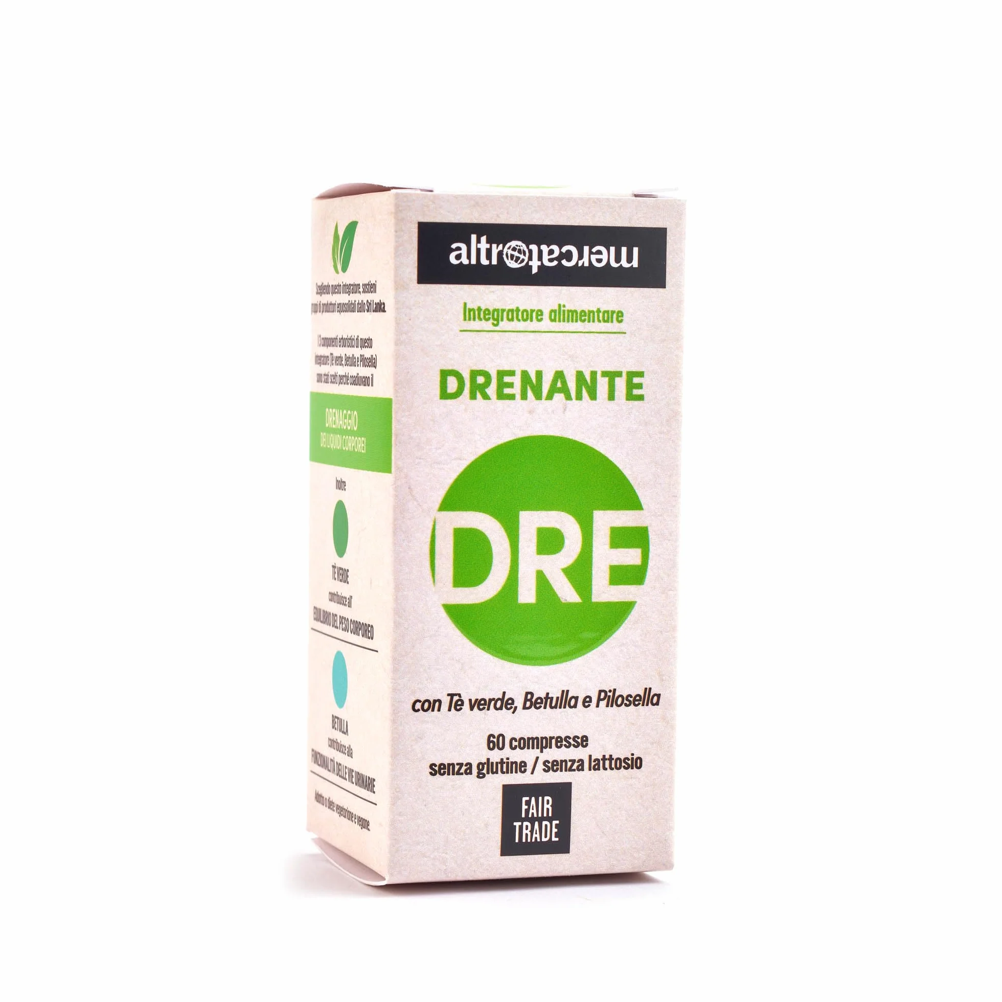 ALTROMERCATO - Drenante integratore in compresse - 60 compresse - 42 g