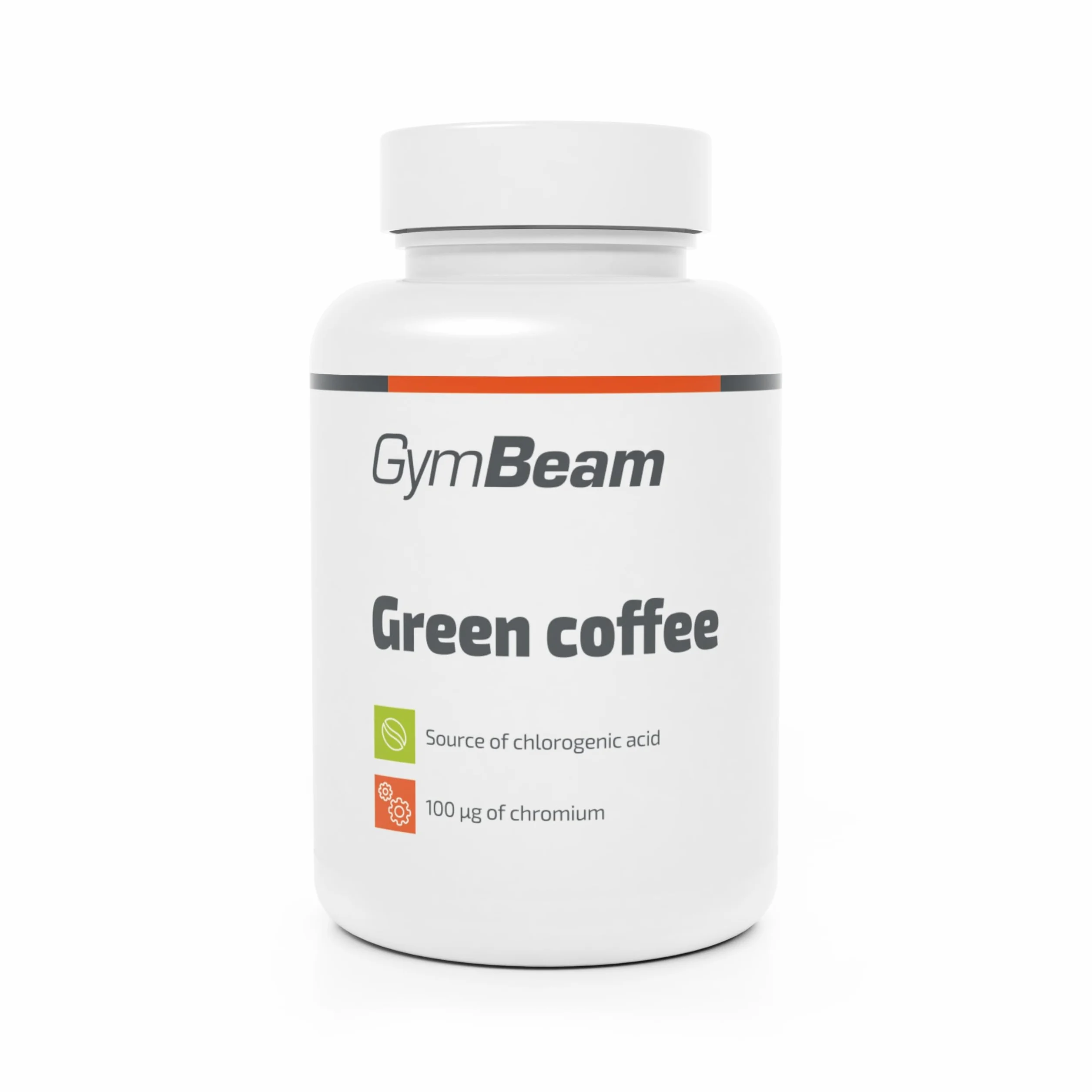 GymBeam Caffè Verde Estratto di Caffè Verde con Acido Clorogenico e Cromo Bruciagrassi Naturale 120 cps