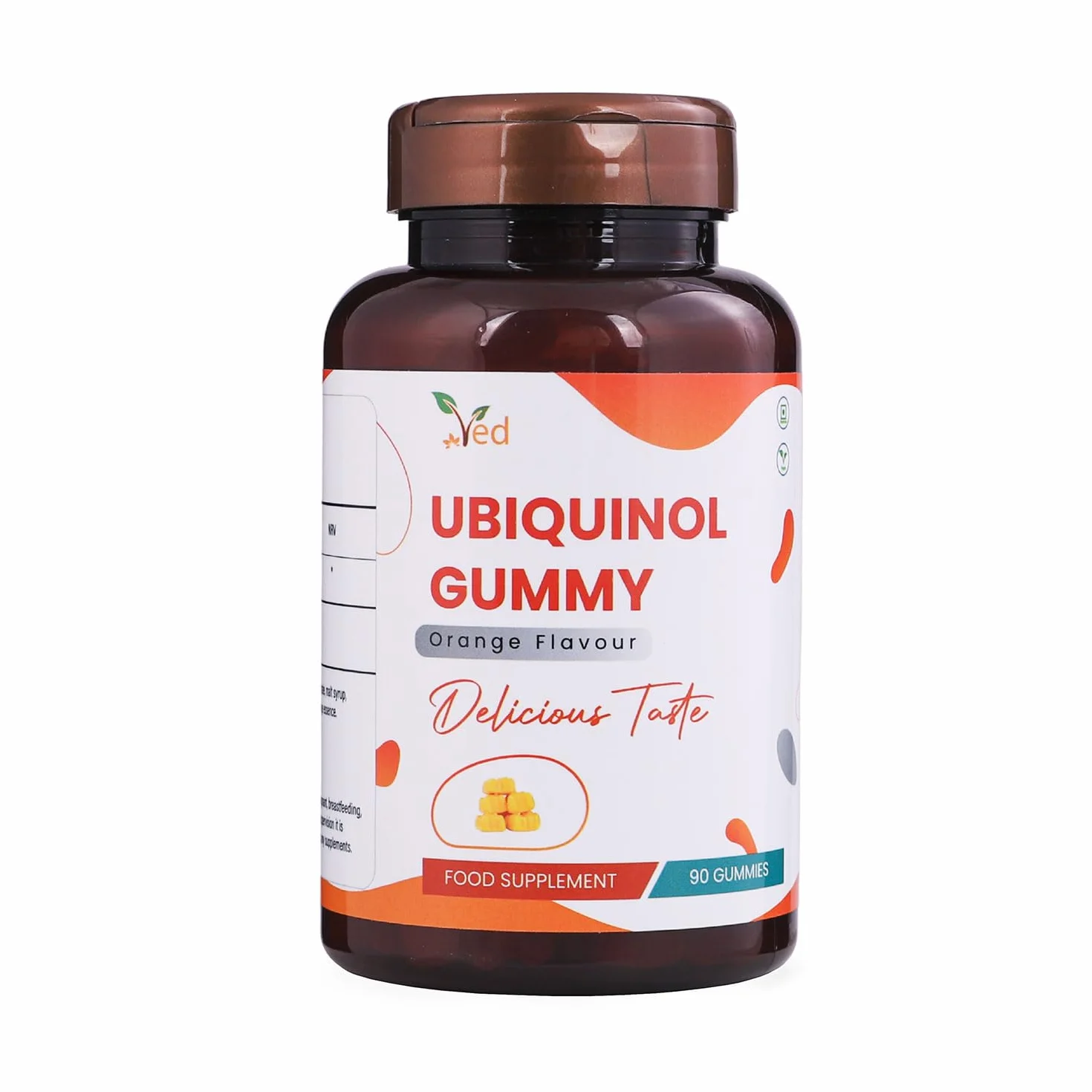 Ved Gommoso all'ubichinolo | Forma attiva coq10 | Elevato assorbimento/bioattività potenziata | 150 mg, 90 gommosi