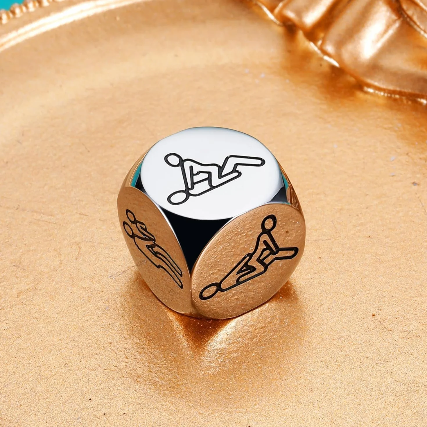 PulangRen Regalo San Valentino per Lui Lei Idee Regalo Uomo Natale Regali Divertenti Regali Fidanzato Fidanzata Coppia Moglie Marito Calendario Avvento Uomo Donna - Argento Acciaio Inossidabile