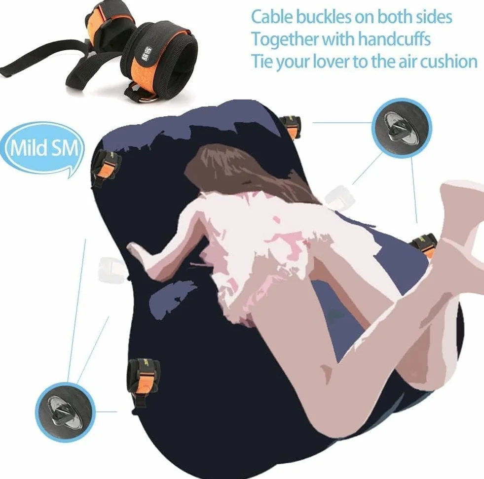 Letto gonfiabile BDSM Bondage Divano magico portatile per posizione profonda giocattoli sessuali coppie