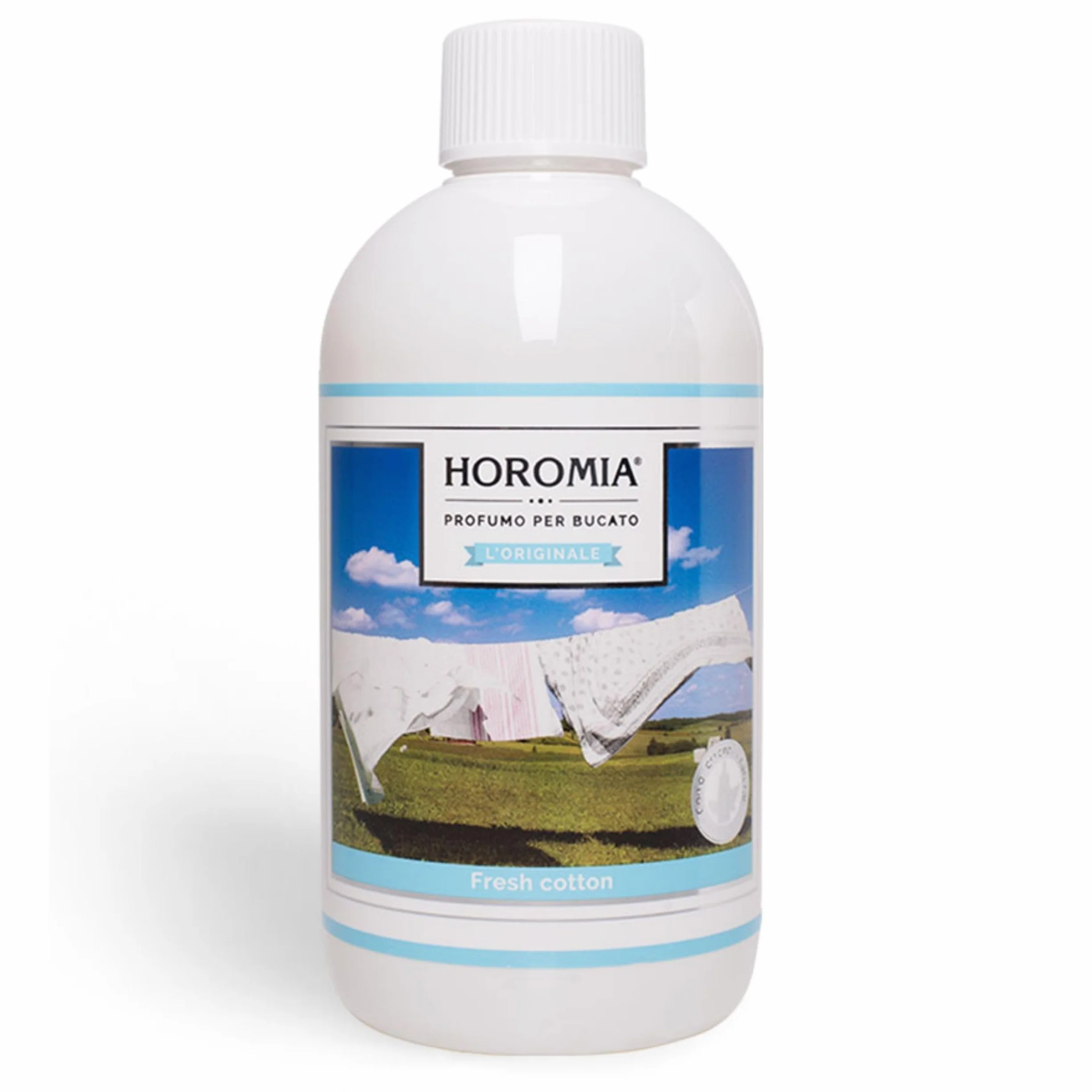 HOROMIA Profumo per Bucato Fresh Cotton 500ml - Profuma Bucato per Lavatrice e Asciugatrice