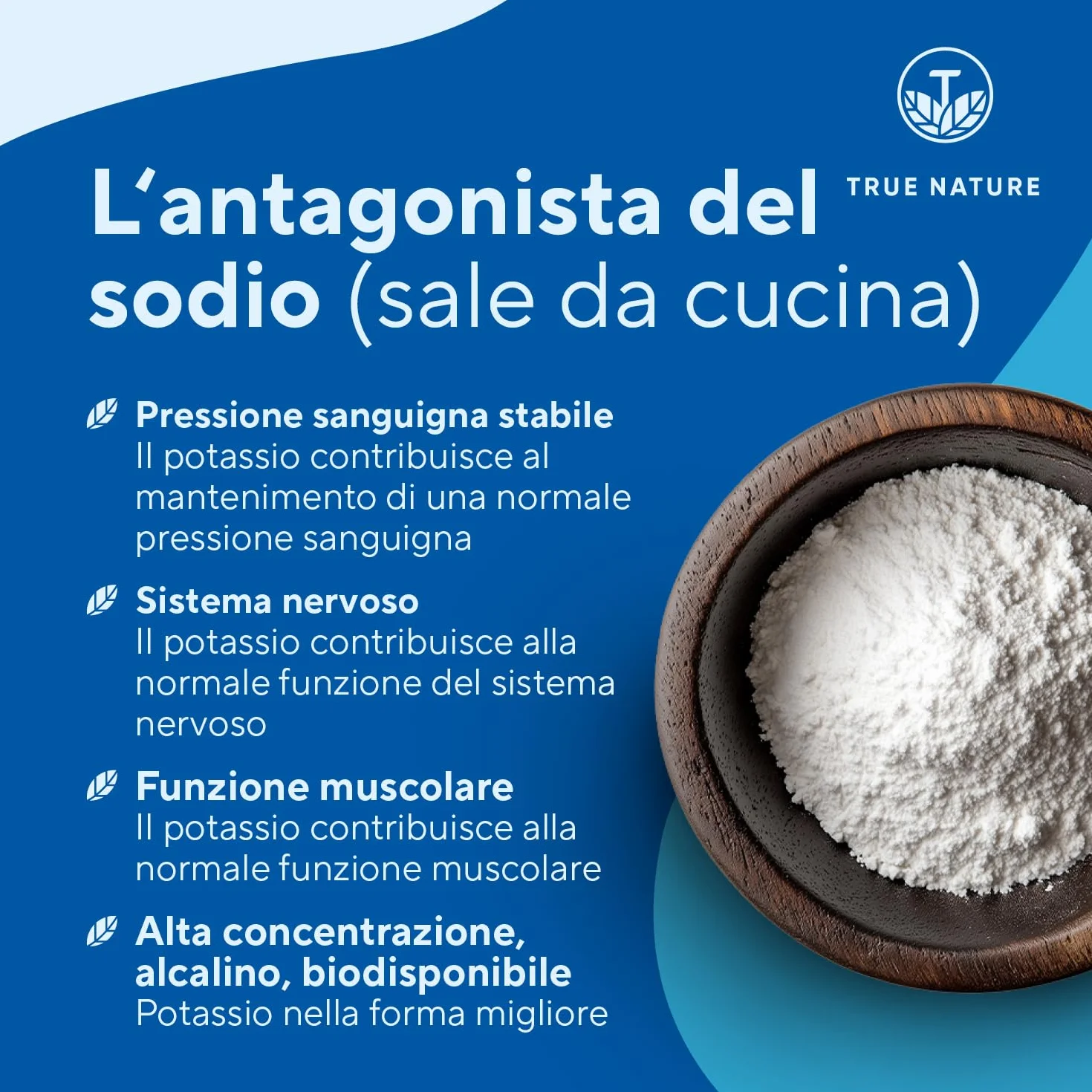 Potassio – 2.222 mg al giorno – 400 capsule – Citrato di potassio con potassio elementare – Scorta per 6 mesi – Vegano e senza additivi - testato in Laboratorio, produzione Tedesca – TRUE NATURE®