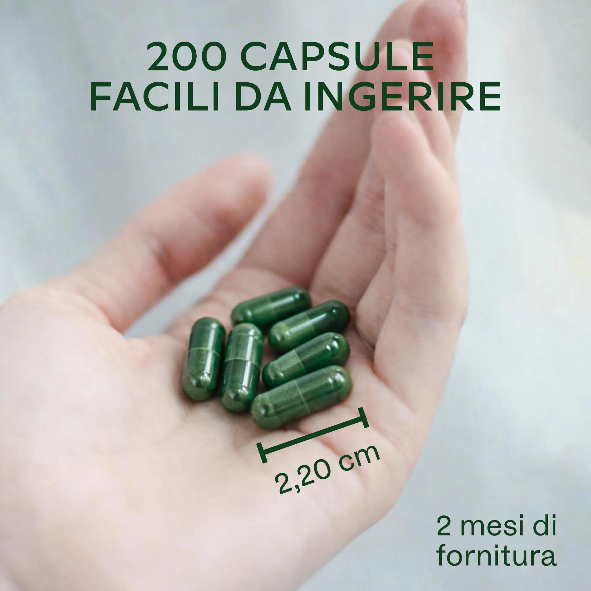 AAVALABS Spirulina & Chlorella Bio 1800 mg 200 Capsule Vegan