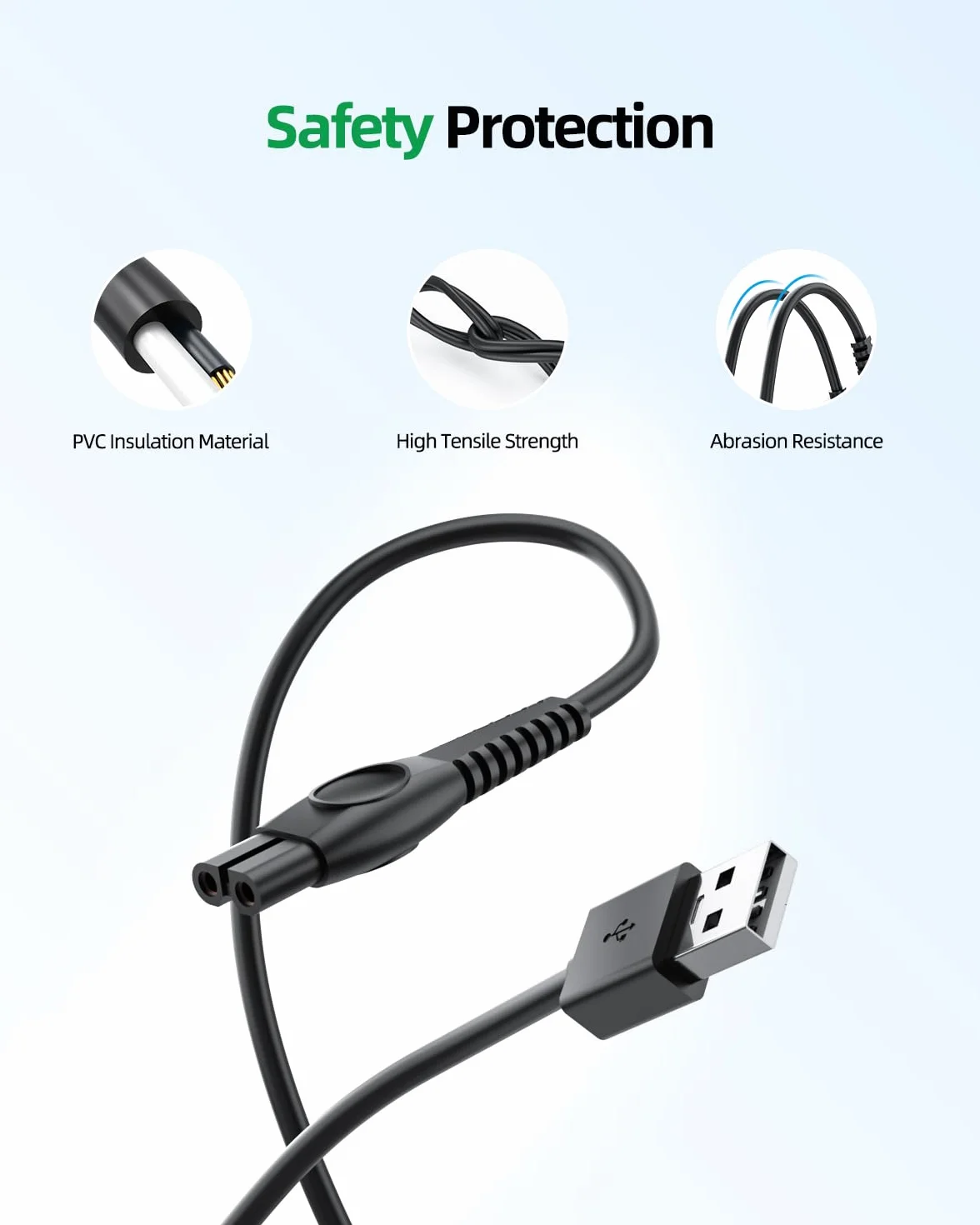 Cavo di alimentazione 5V per Philips QP2724 QP2824 QP2734 QP2834 S3145 rasoi