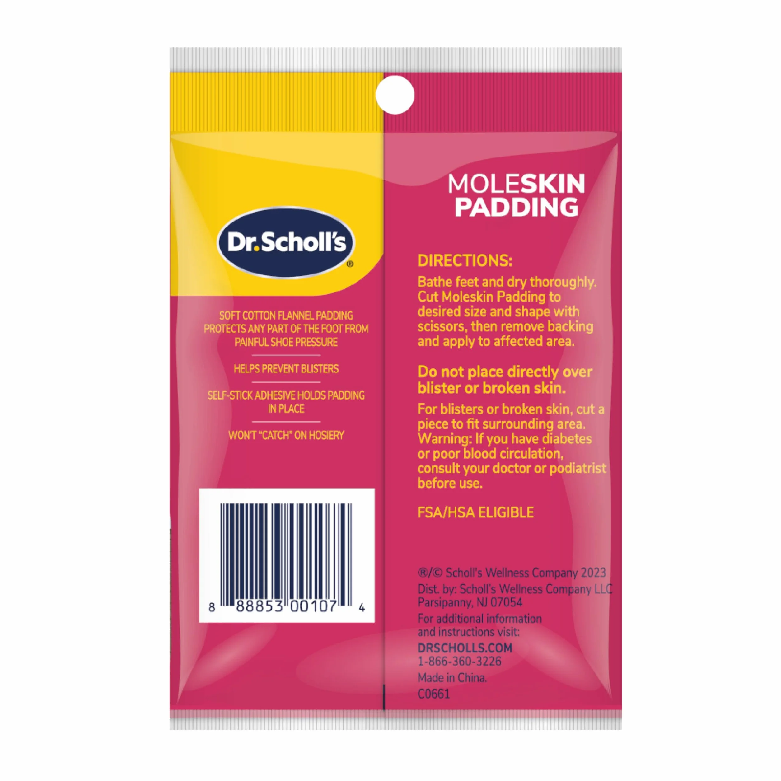 Dr. Scholl - Moleskin Inoltre Cs6