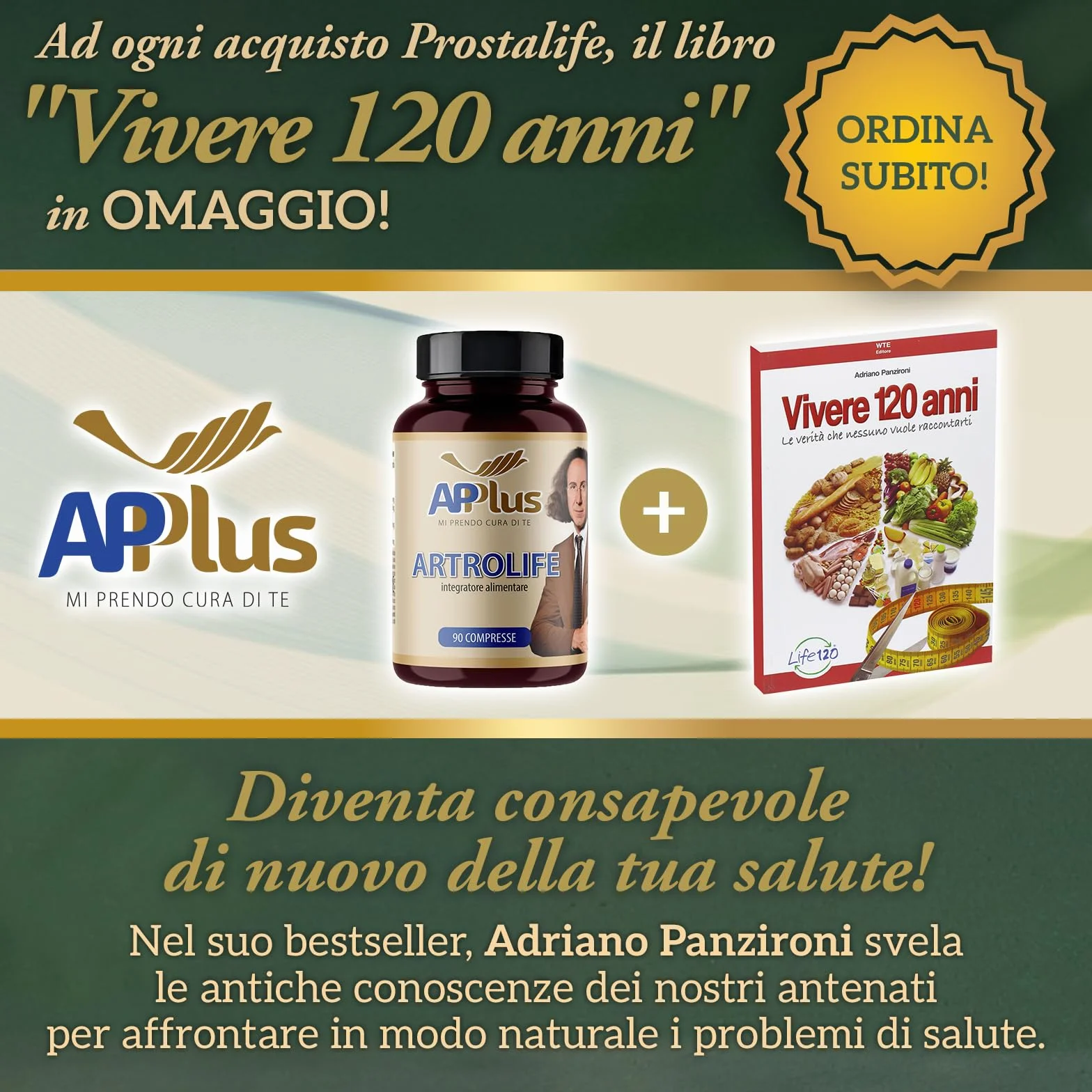 AP PLUS ARTROLIFE Integratore Alimentare per Articolazioni, Supporto Mobilità, Stress Ossidativo, Astragalus, Boswellia, Curcuma, Artiglio del Diavolo, 90 Compresse