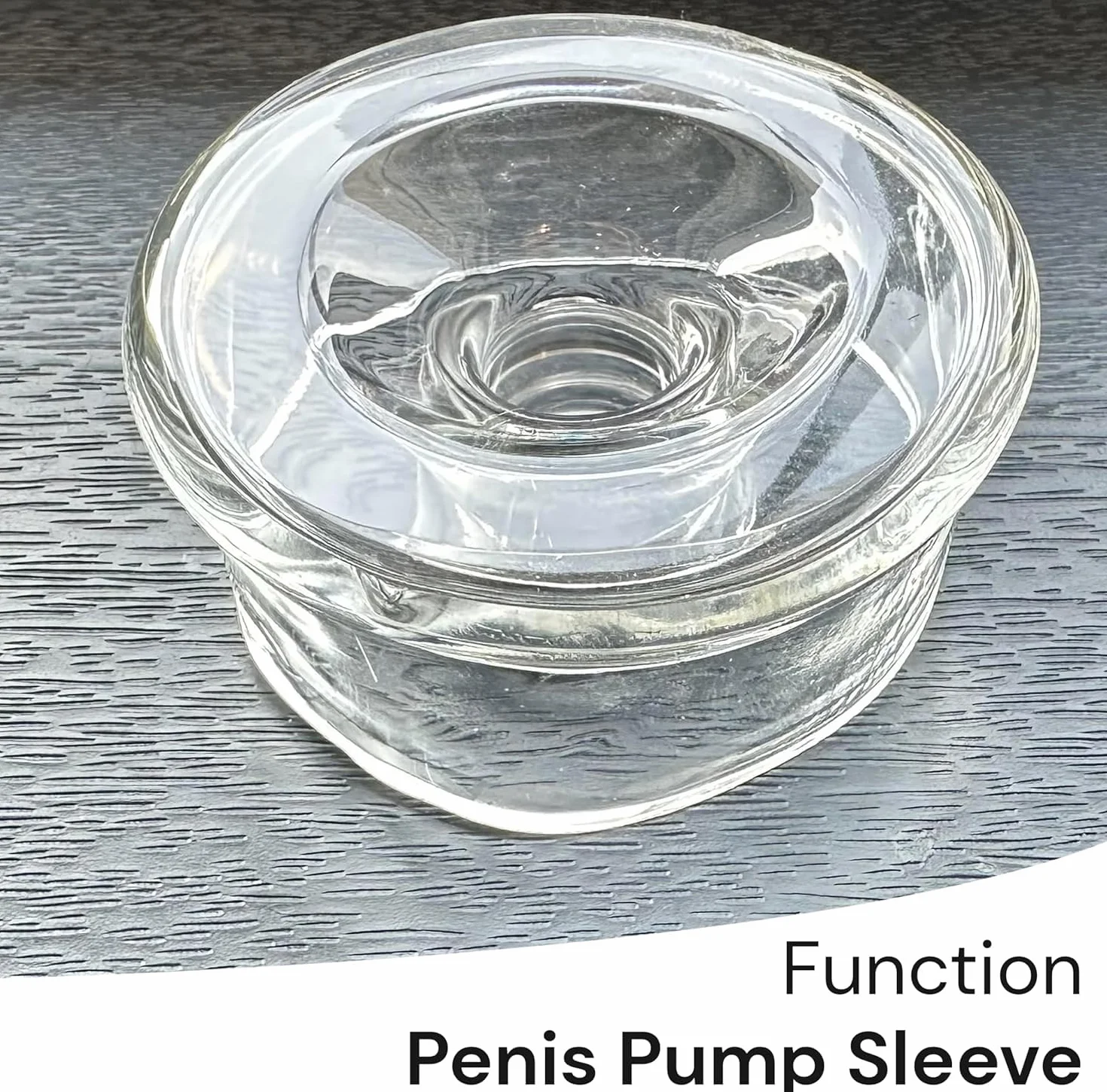 Allungato pene con manicotto sostitutivo per vacuum device riabilitativo ⌀7,5cm altezza 3cm, sexi tois uomo per migliorare prestazioni FOPS P02-5