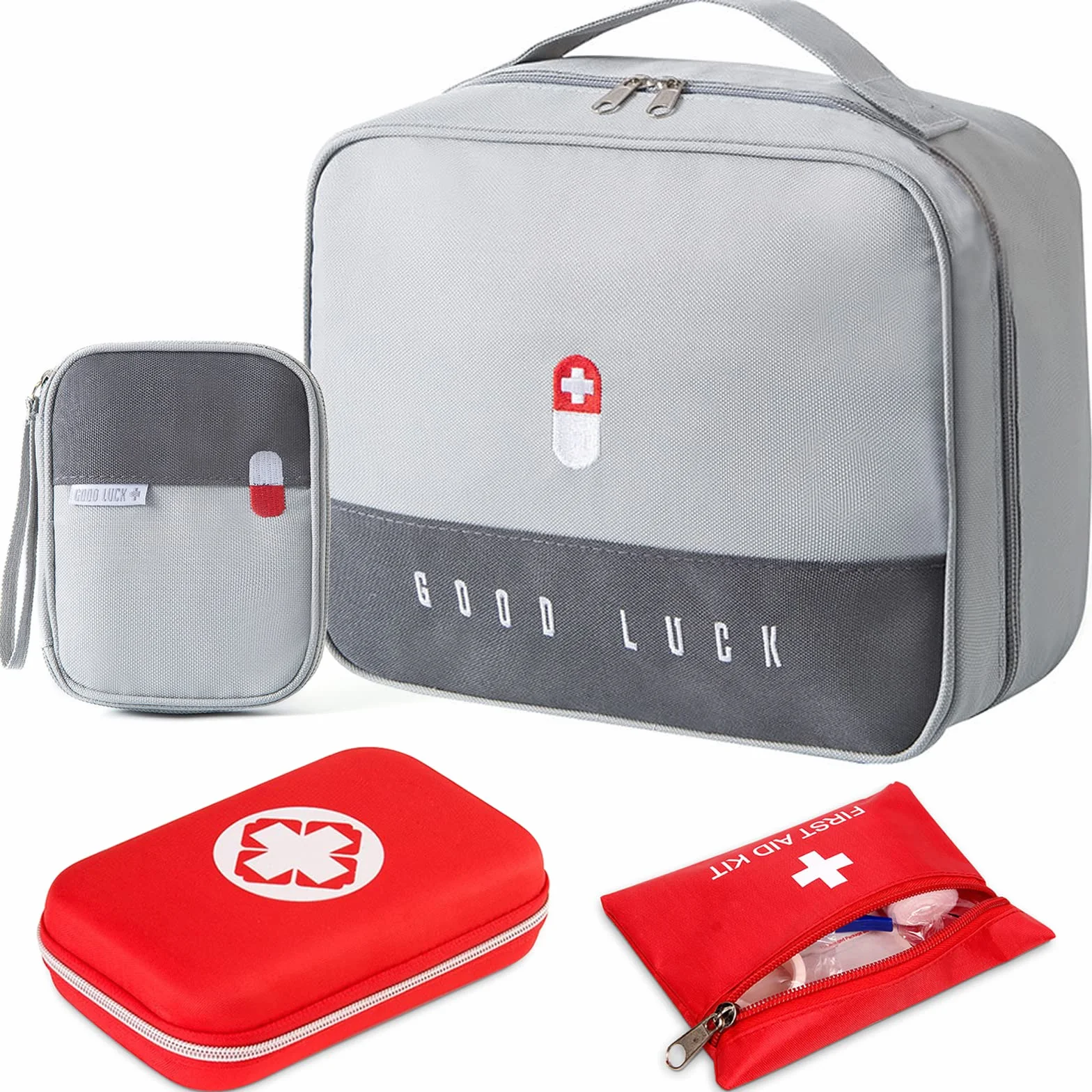 JOYBOY Kit di Pronto Soccorso Borsa Impermeabile Alta Capacità Porta Medicine da Viaggio