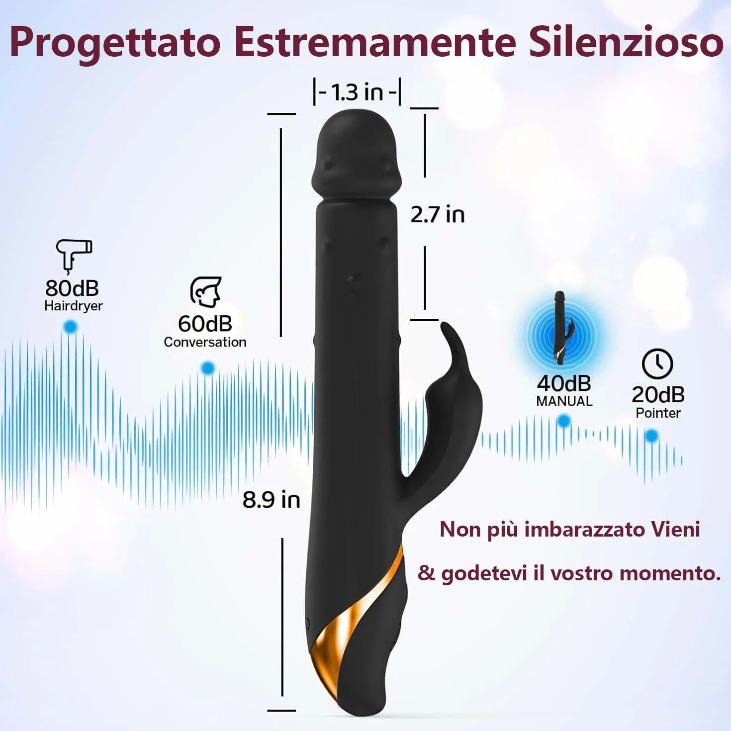 Massaggio Plug-Anälesḙx-Tỏy Elettrico Sḙx-Tỏy per Víbrâtóreper-Dónnà-Reàlîstîco V𝚒brâtōri-Cl𝚒dōr𝚒de-Dōnnâ Vîbrànte-Donnà Séxtóysdōnna Profondo-FDG7