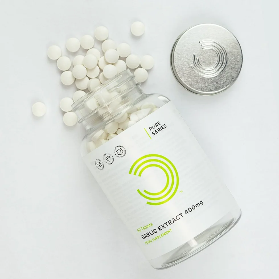 Bulk Estratto di aglio Compresse da 400 mg, 1000 mg, integratore di aglio inodore ad resistenza, 270 Compresse, 270 porzioni