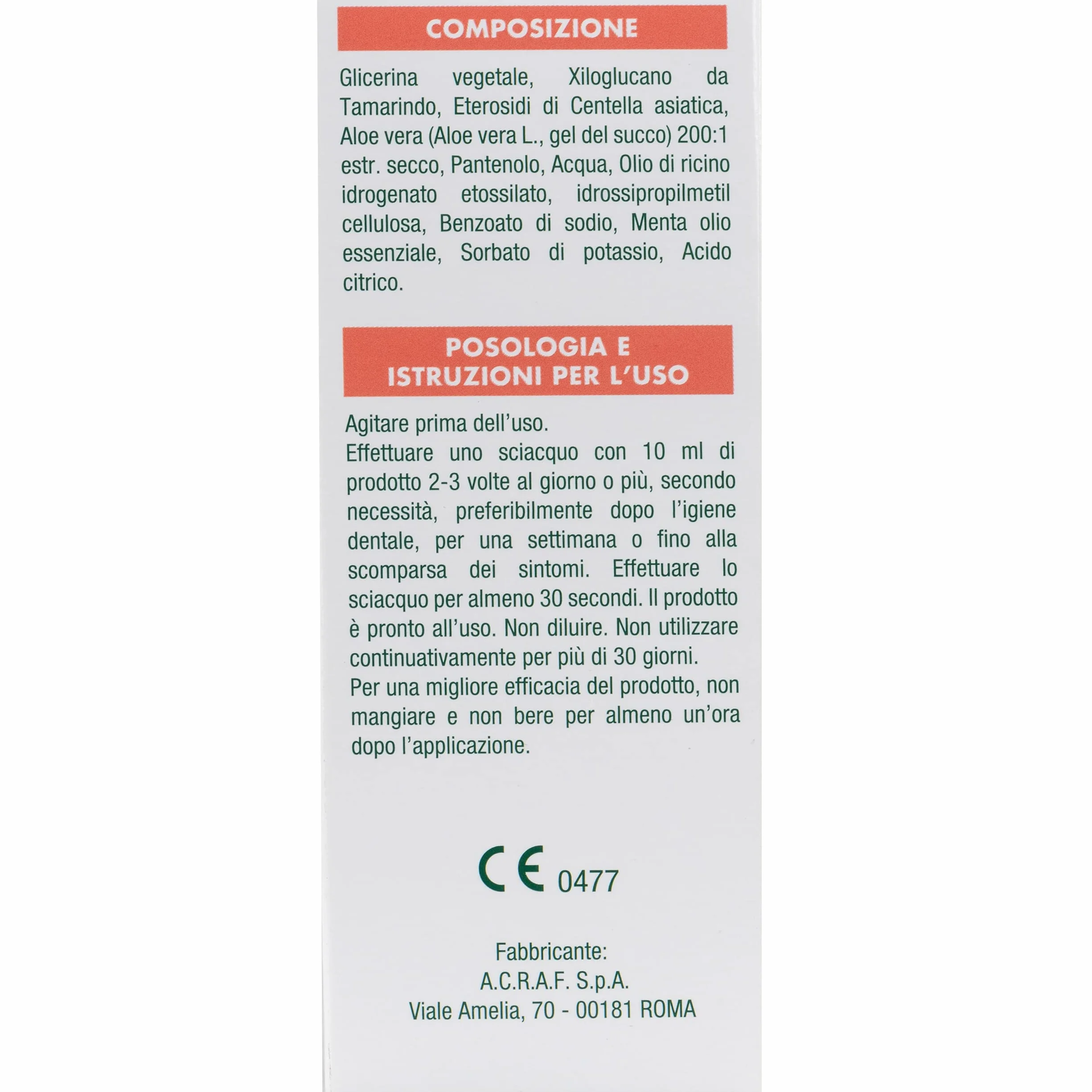 ANGELINI Tantum Collutorio Verde Sos Afte 120 ml