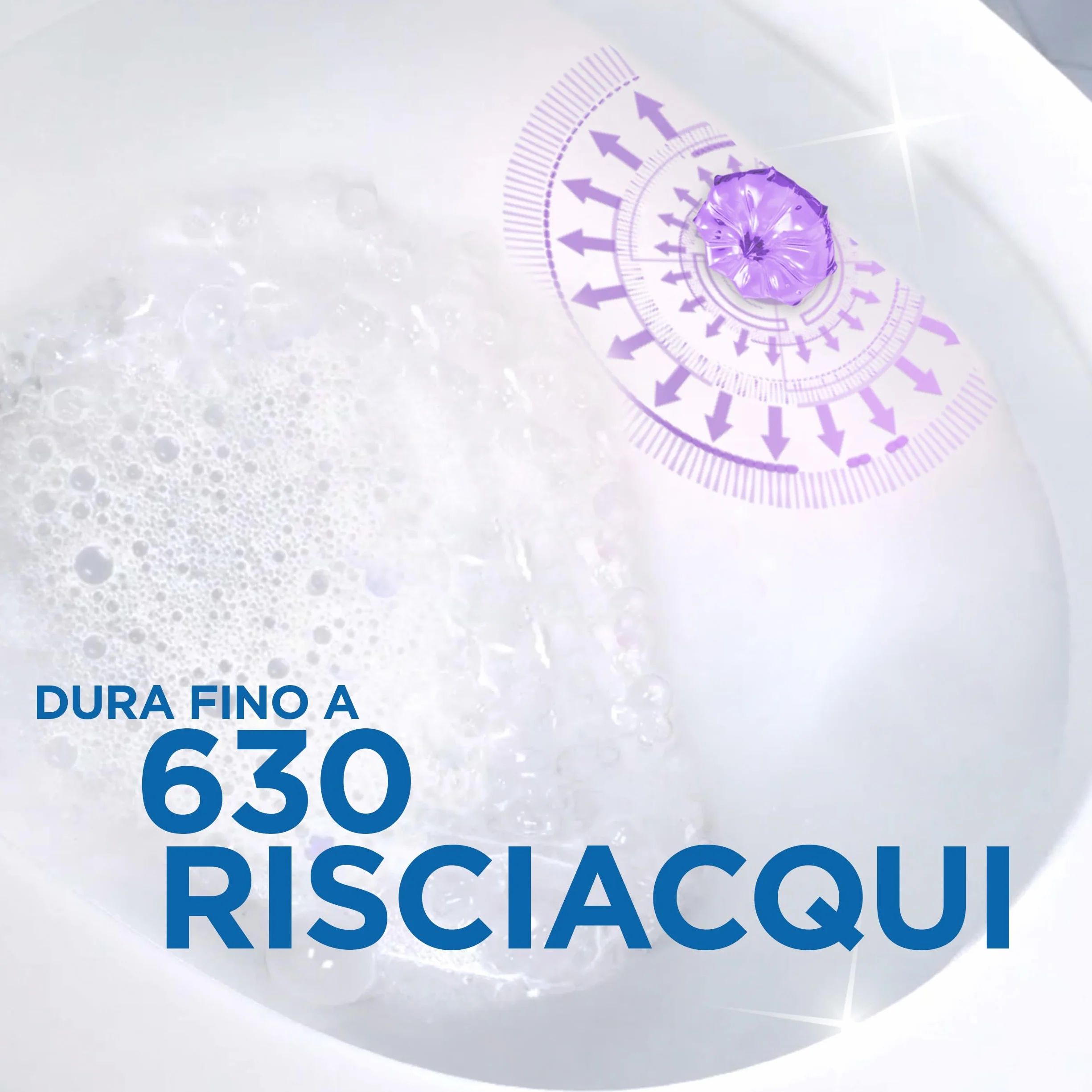 Duck Fresh Discs - Base per Dischi Gel Igienizzanti WC, Fragranza Lavanda- Formato Scorta 5 Applicatori, 30 dischetti