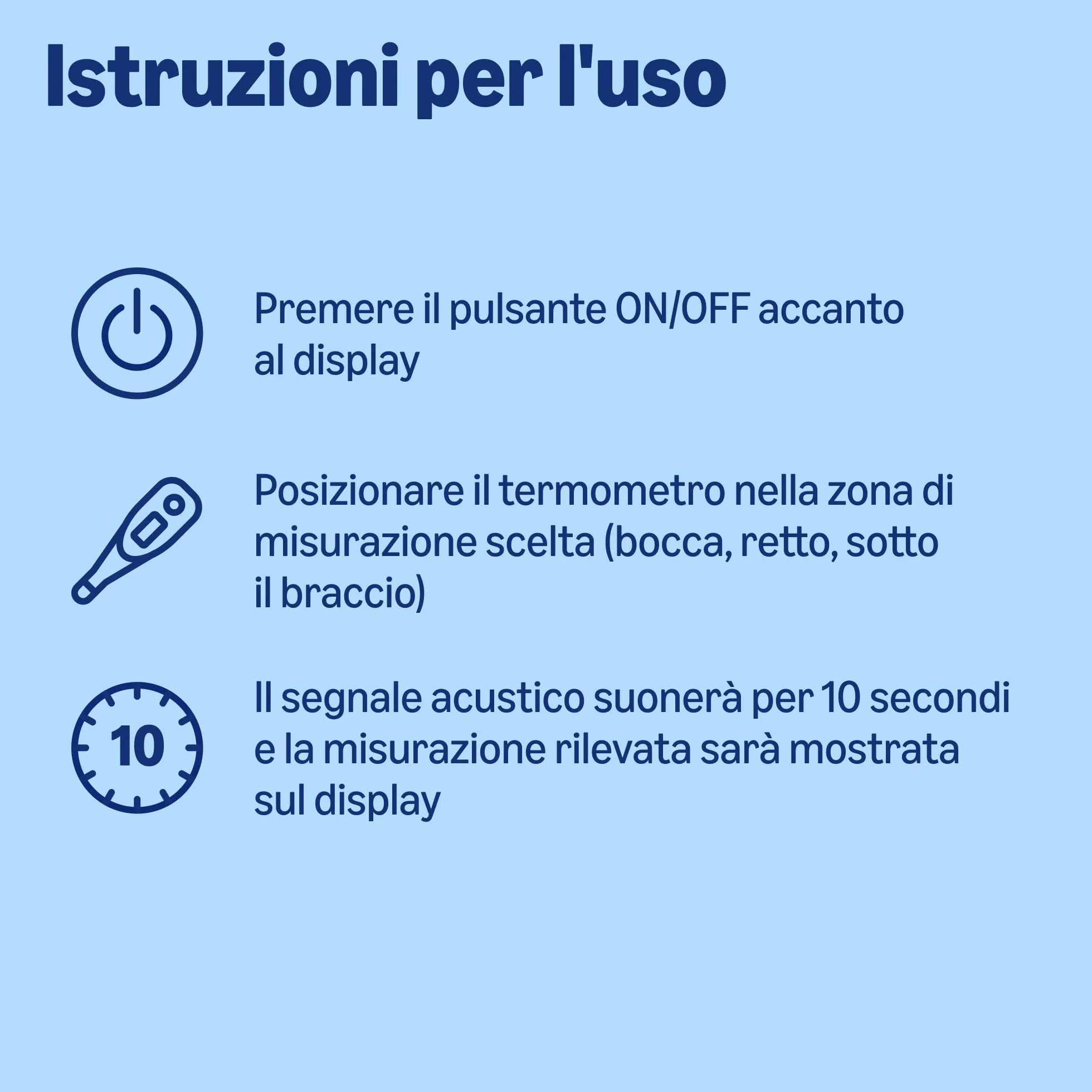 Termometro digitale Healthcare By Amazon, Blu