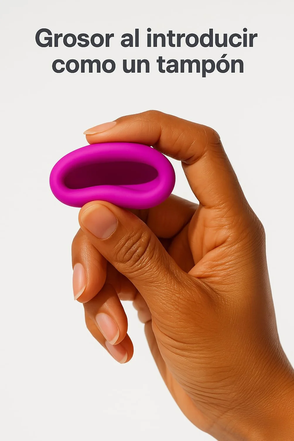 Disco mestruale riutilizzabile, 100% silicone medico, piacevole al tatto, taglie S e L, protezione per 12 ore, adatto per un flusso sanguigno forte, senza pressione, ecologico, ipoallergenico
