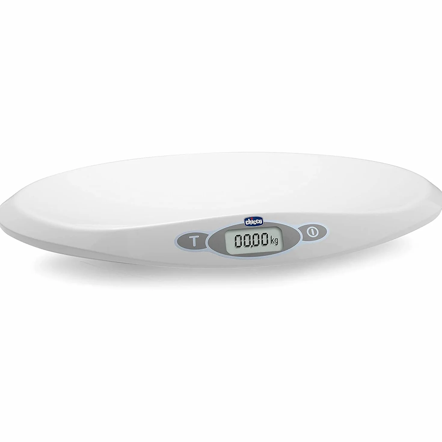 Chicco Bilancia Elettronica Digitale Pesa Bambini Neonati 20 kg LCD Display Tara Stabilizzatore Memoria Ultima Pesata Bianco