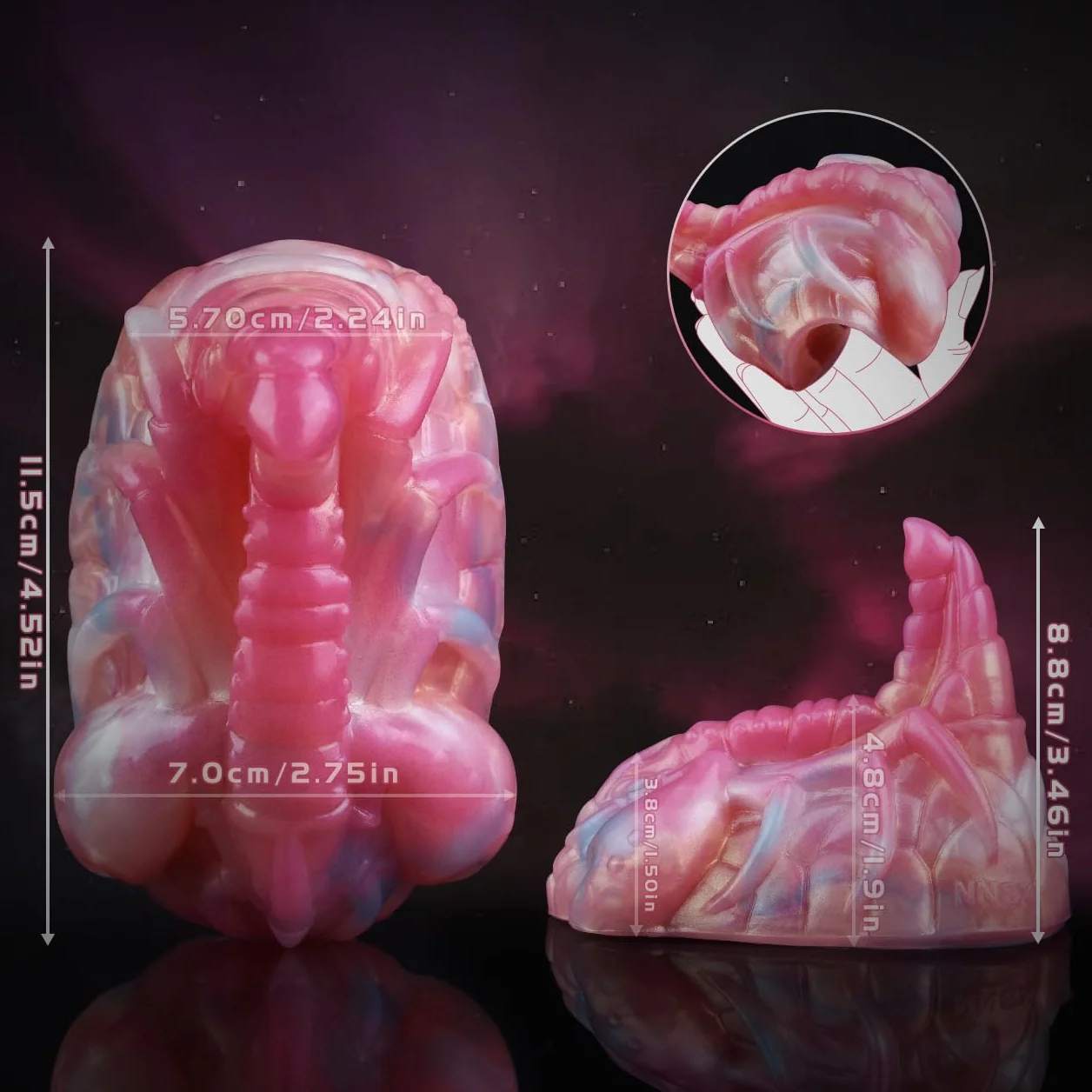 Giocattolo sessuale per la masturbazione della vulva,NNSX "Scorpione" novità per la stimolazione sessuale per stuzzicare,humping,griding,dispositivo di massaggio sensuale con foro per vibrazione