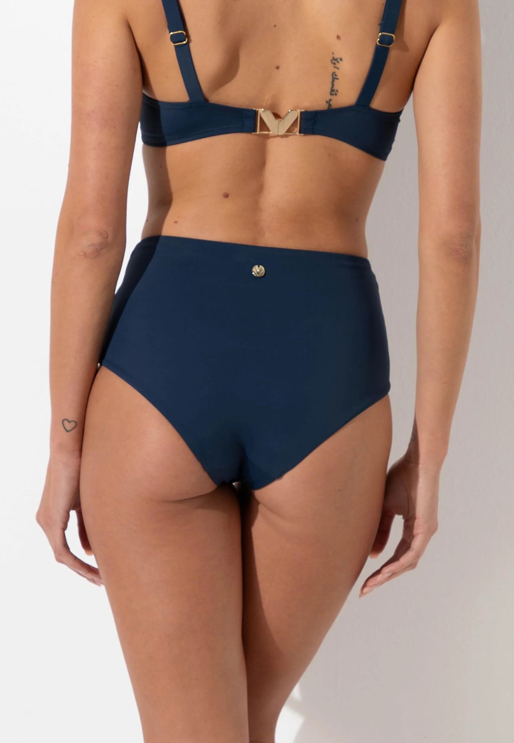 Lovable Slip Modellante a Vita Alta Microfibra Effetto Shape Donna Blu Scuro L